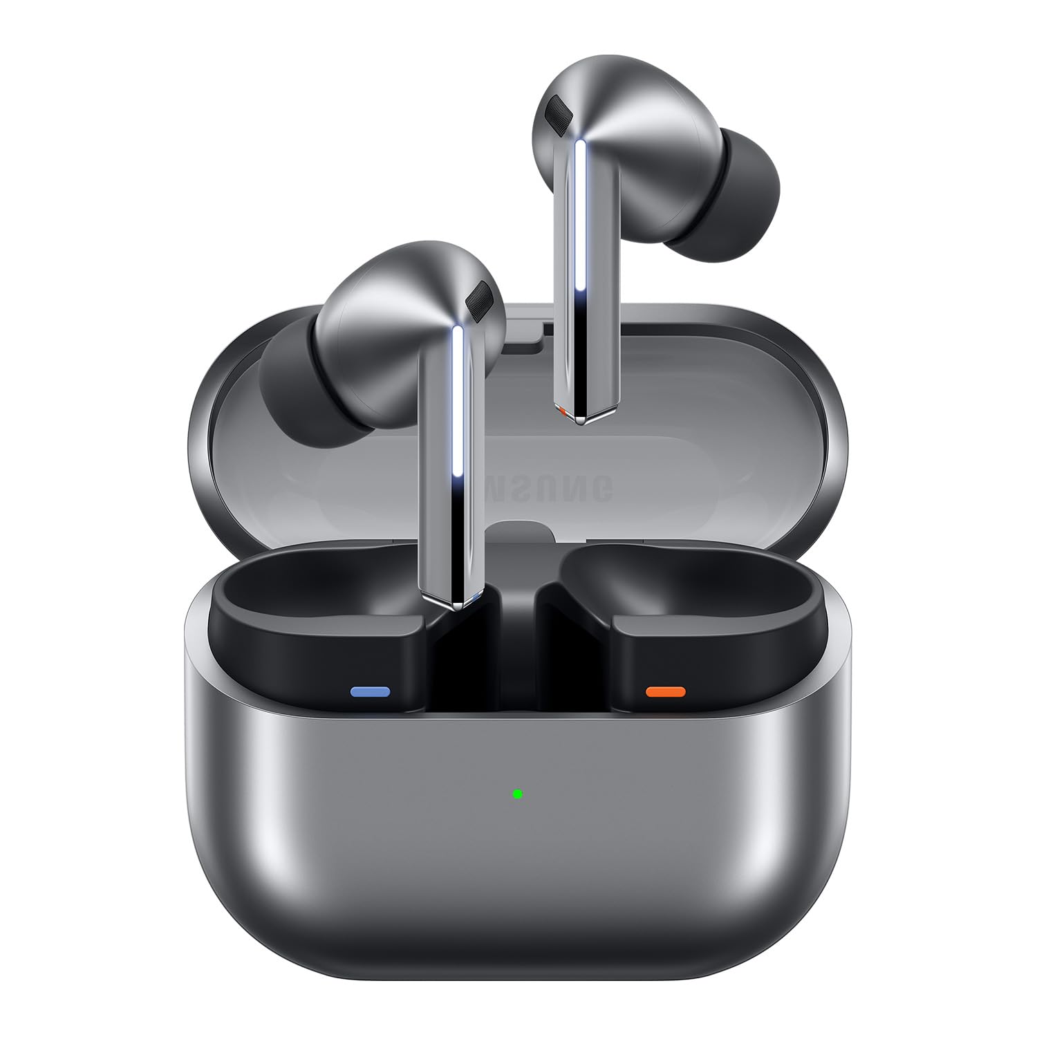 Samsung (بازسازی شده) گلکسی Buds3 Pro، نقره ای، هدفون بلوتوث بی‌سیم با کنترل تطبیقی: کنترل نویز، صدای Hi-Fi، صدای 360