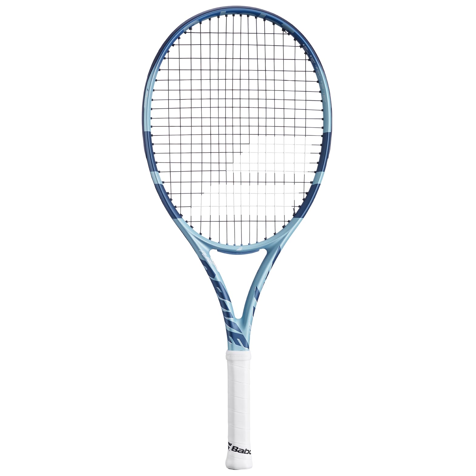 راکت تنیس Babolat Pure Drive Junior 26 اینچ نسل 11 با گریپ 3 7/8 اینچ رنگ آبی روشن / سفید