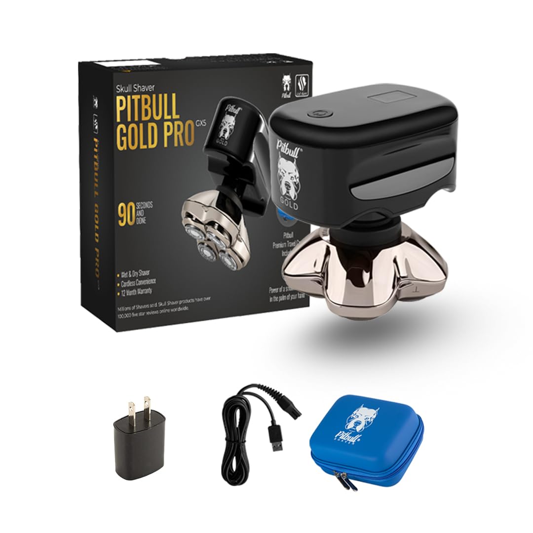 ترجمه: اصلاح‌کننده صورت و سر Skull Shaver Pitbull Gold PRO GX5