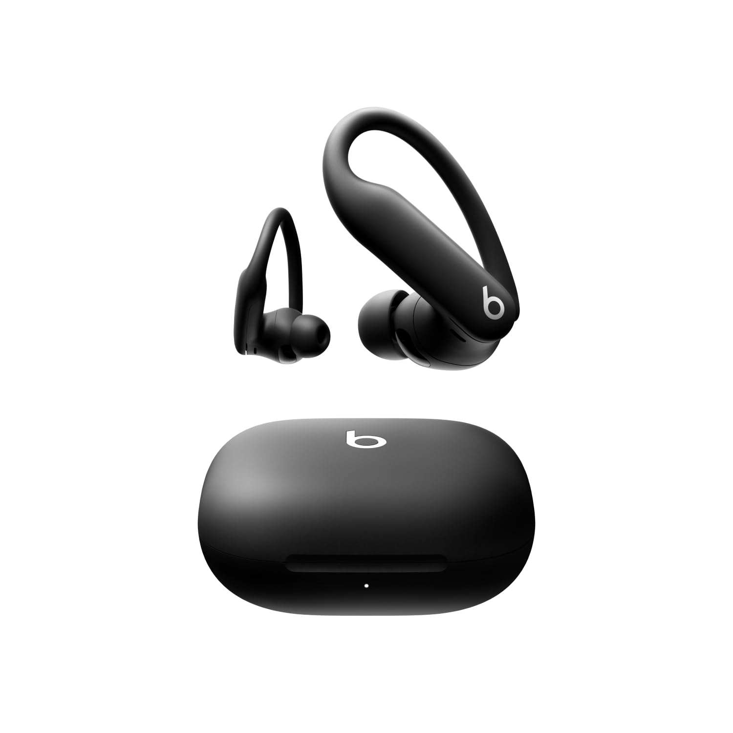 هدفون بلوتوث بی‌سیم Beats Powerbeats Pro 2 - لغو نویز، مانیتور نظر، استاندارد IPX4، تا ۴۵ ساعت باتری و مورد شارژ بی‌سیم، سازگار با دستگاه‌های اپل و اندروید - جت بلک