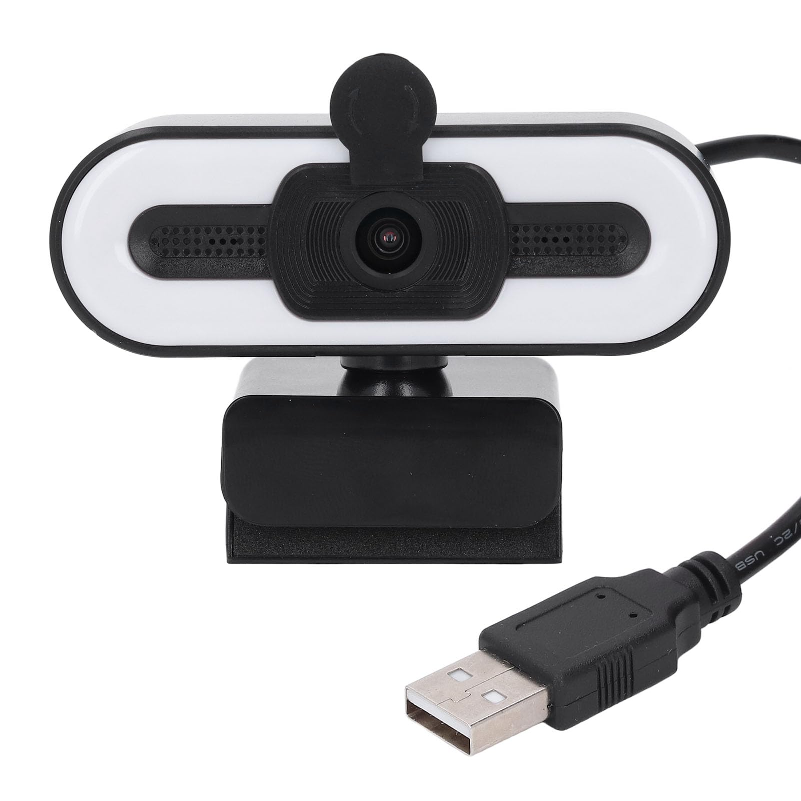 وب کم Full HD، وب کم 1080P HD با میکروفون، دوربین با زاویه دید گسترده USB برای تماس ویدئویی، ضبط و همایش های ویدئویی، پلاگ و پلی