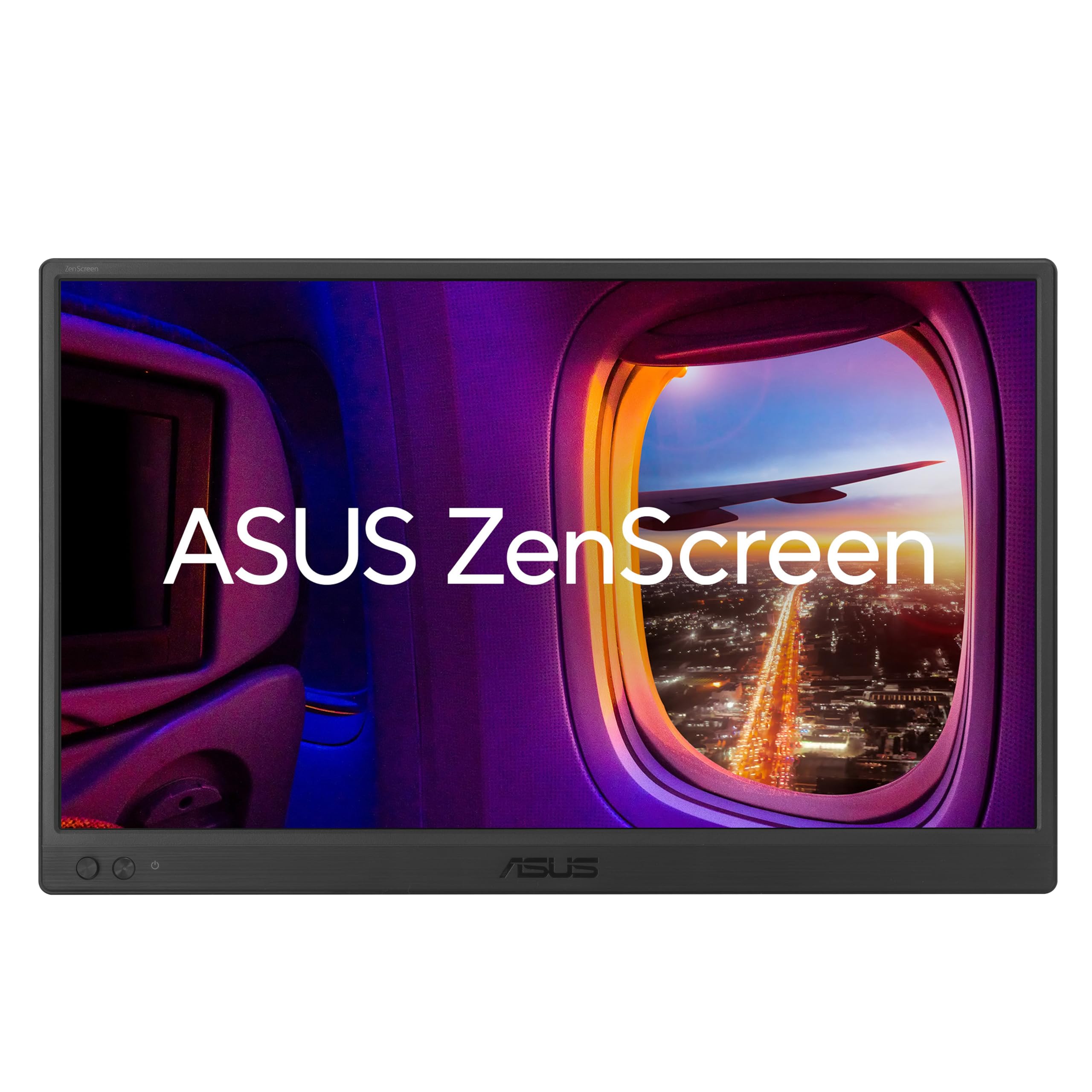 صفحه نمایش قابل حمل ASUS ZenScreen MB169CK- 16 اینچ (مشاهده 15.6 اینچ)، Full HD، IPS، دو پورت USB Type-C، بدون وزنه، فیلتر نور آبی، سطح ضد تابش، استند 360 درجه