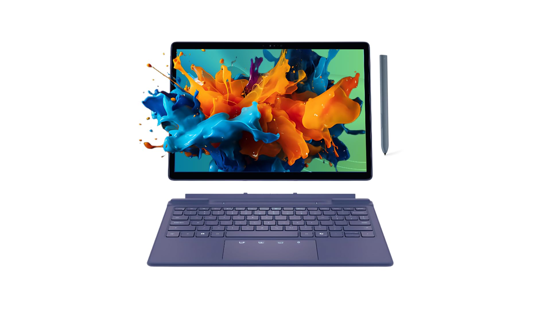 لپ تاپ قابل جدا شدن Dell Latitude 7350 2-in-1 | همراه با صفحه کلید و قلم | همراه با گارانتی مستقیم 2.5 ساله | صفحه نمایش 13 اینچی با رزولوشن 3K 2880x1920 | پردازنده Core Ultra 5 134U با 12 هسته تا 4.4 گیگاهرتز | 16 گیگابایت رم | 256 گیگابایت حافظه داخلی نانو SSD | ویندوز 11 پرو