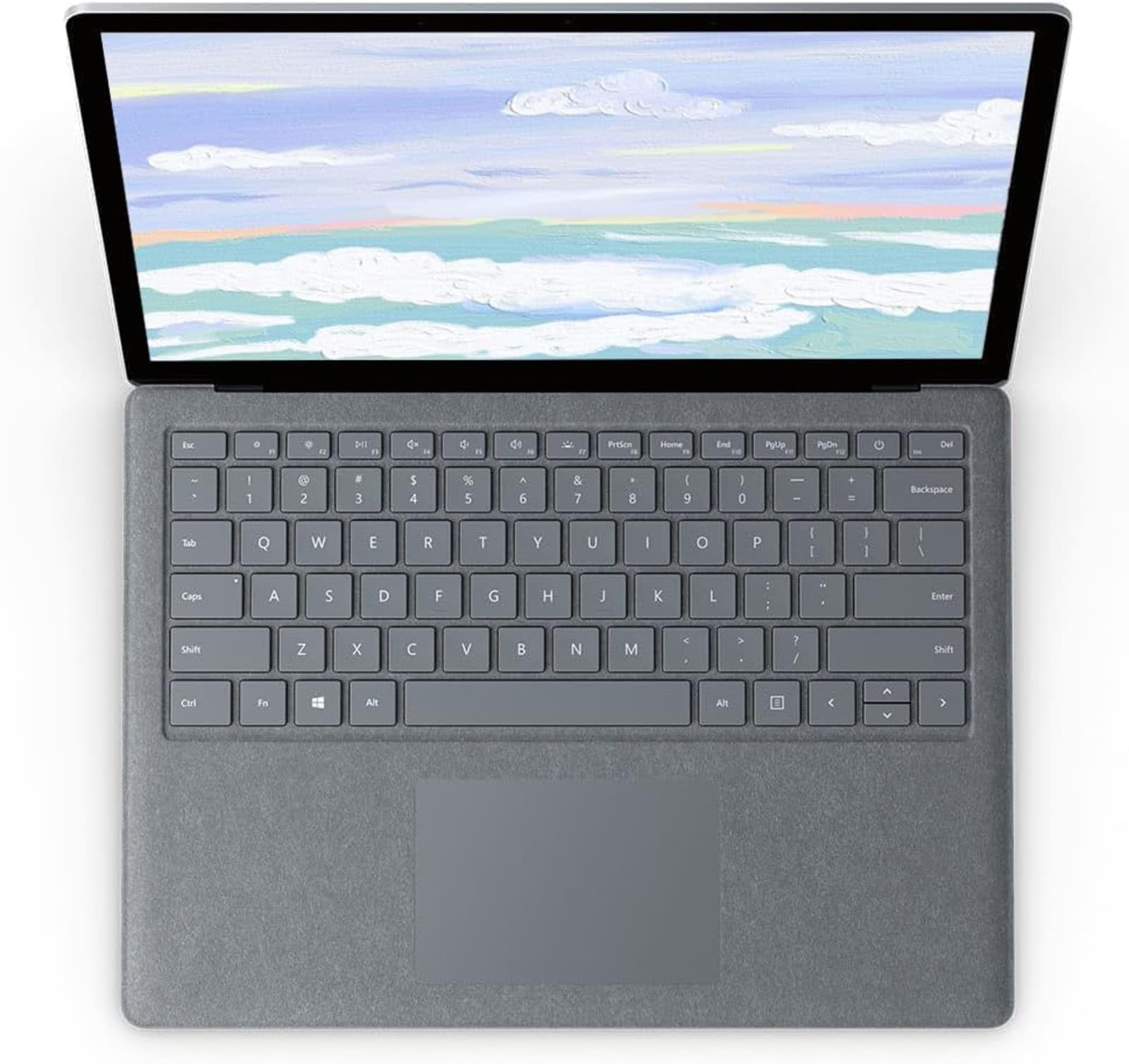 لپ تاپ مایکروسافت Surface Laptop 1 | 13.5 اینچ 2256x1504 2K | هارد دیسک SSD 256 گیگابایت - رم 8 گیگابایت | هسته‌ها 2 @ 3.1 گیگاهرتز ویندوز 10 هوم نقره‌ای (تجدید نظر شده)