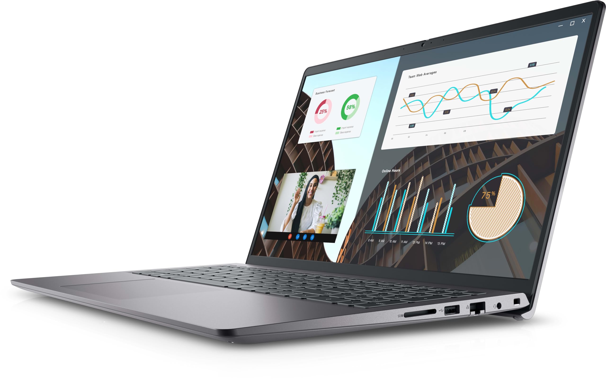 لپ تاپ Dell Vostro 3530 (2023) | 15.6 اینچ 1920x1080 FHD | Core i7-1355U - 512GB حافظه داخلی SSD - رم 16GB | 10 هسته @ 5 گیگاهرتز بدون سیستم عامل رنگ مشکی | 16GB رم | 512GB حافظه داخلی SSD بدون سیستم عامل