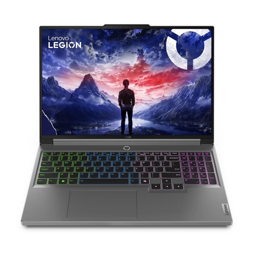 لپ‌تاپ بازی لنوو لجن 5 16IRX9 AI، 16 اینچ WQXGA (2560x1600) 165Hz، Intel i7-13650HX، NVIDIA RTX 4060 8GB، 16GB DDR5، 1TB SSD، صفحه کلید با نور پس‌زمینه RGB 4 منطقه‌ای، ویندوز 11، رنگ خاکستری لونا (ارتقا یافته)