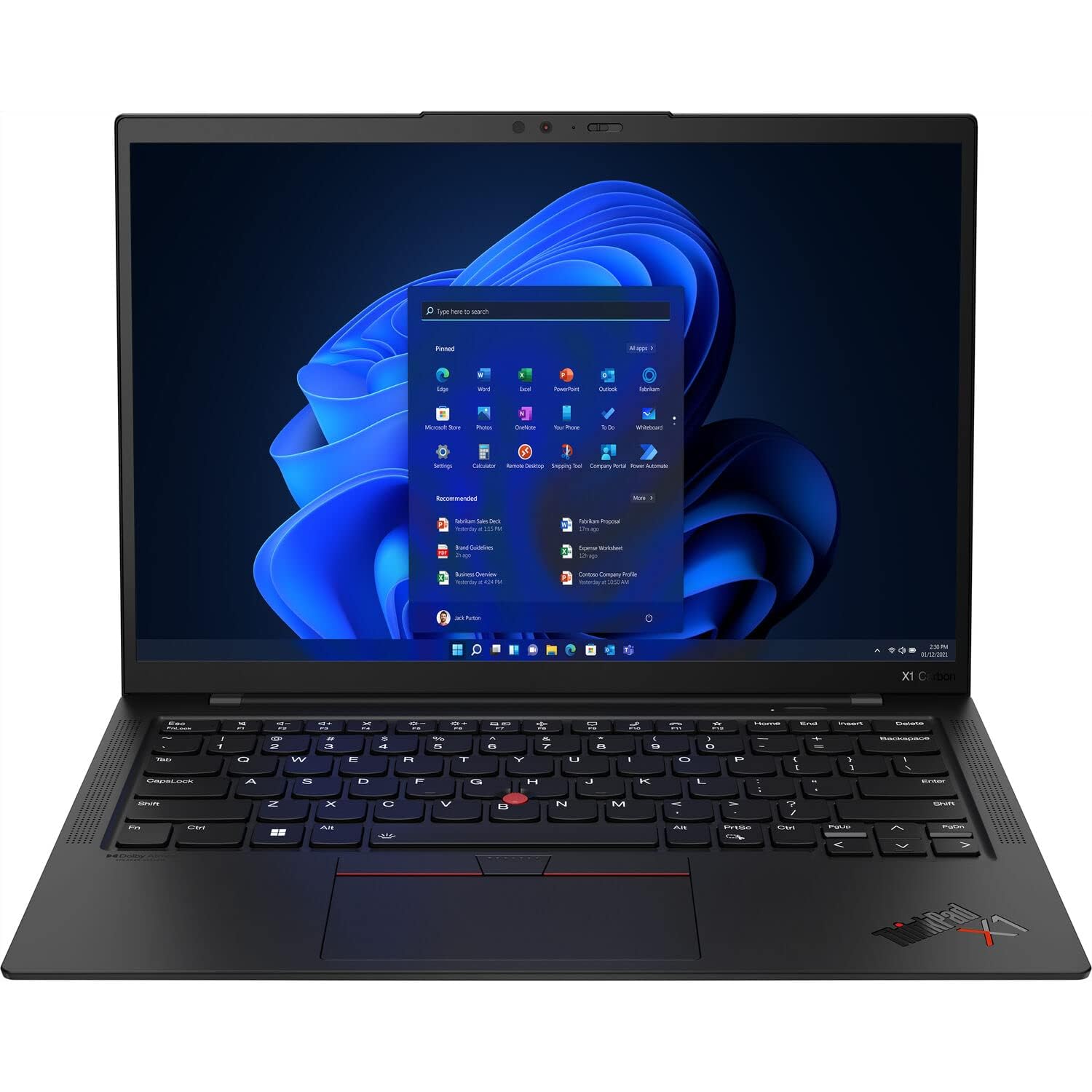 لپ تاپ تجاری Lenovo (تجدید نظر شده) ThinkPad X1 Carbon Gen 8. | پردازنده چهار هسته‌ای اینتل i5-10210U تا ۴.۲ گیگاهرتز | ۸ گیگابایت رم | ۵۱۲ گیگابایت حافظه‌ی داخلی SSD | نمایشگر ۱۴.۱ اینچی QHD بدون لمس | ویندوز (ارتقاء یافته)