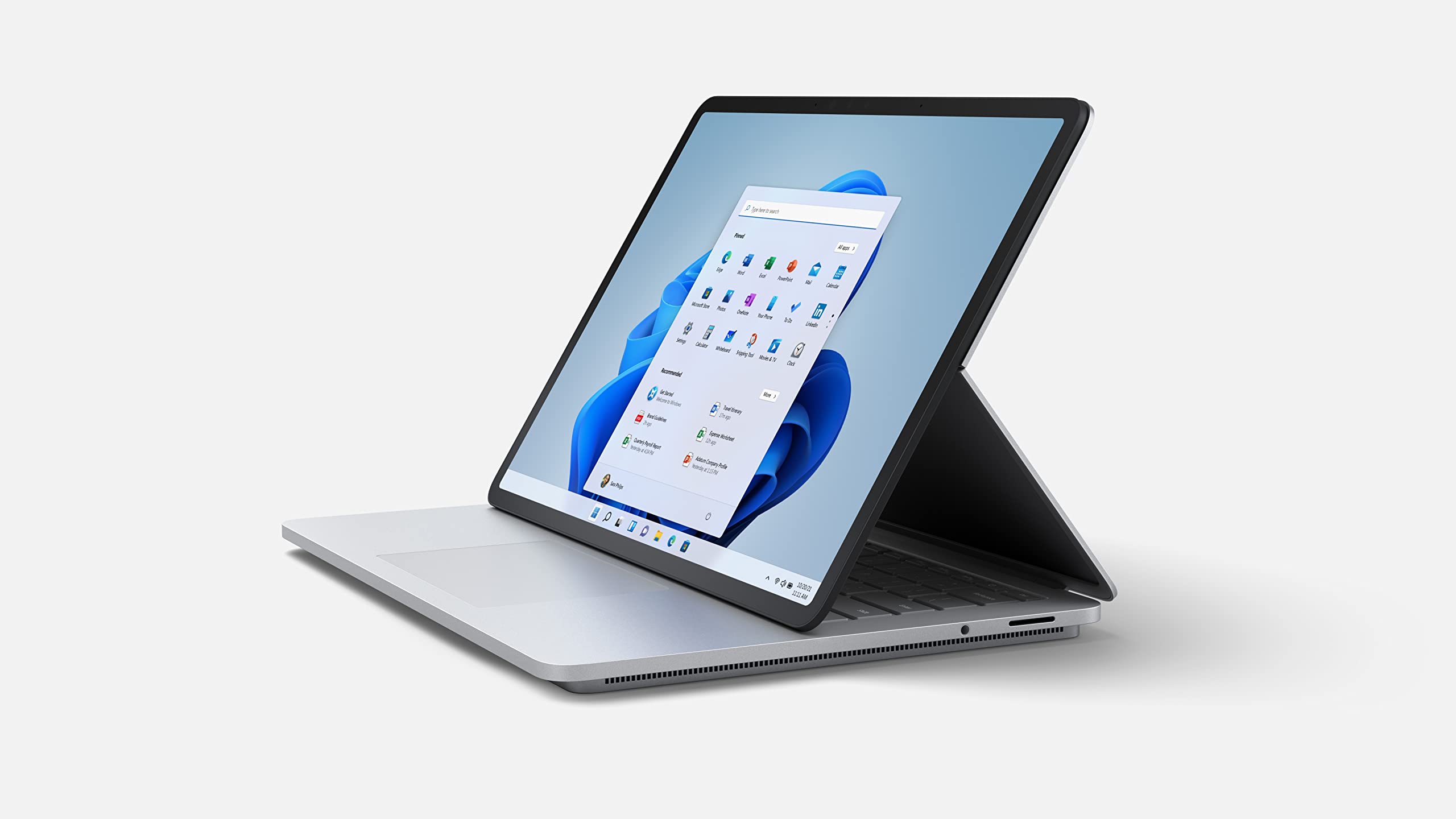 Microsoft (بازسازی شده) لپتاپ استودیو Surface با نمایشگر PixelSense 14 اینچ/پردازنده Intel i7-11370H/کارت گرافیک NVIDIA GeForce RTX 3050 Ti/رم 32 گیگابایت/حافظه داخلی 2 ترابایت/ویندوز 11 Home/پلاتین - [AI2-00013] Intel Core i7، ورژن اماراتی + 1 سال گارانتی پلاتین 32 گیگابایت رم، 2 ترابایت حافظه داخلی