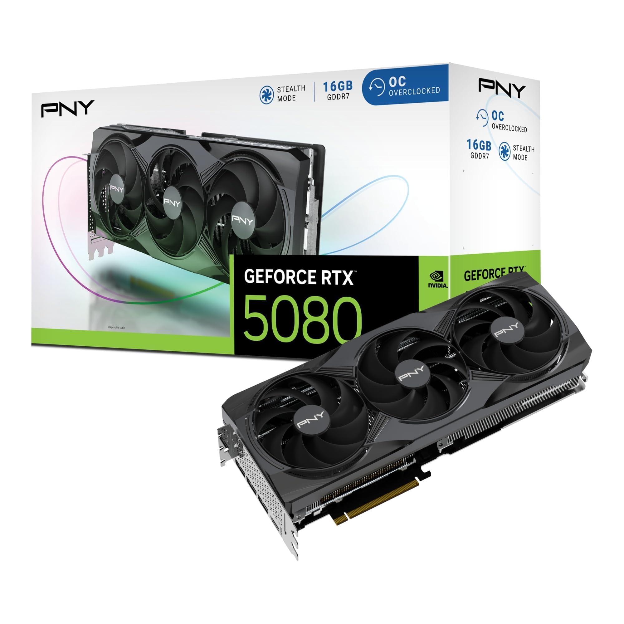 کارت گرافیک PNY GeForce RTX™ 5080 16GB OC Triple Fan DLSS 4