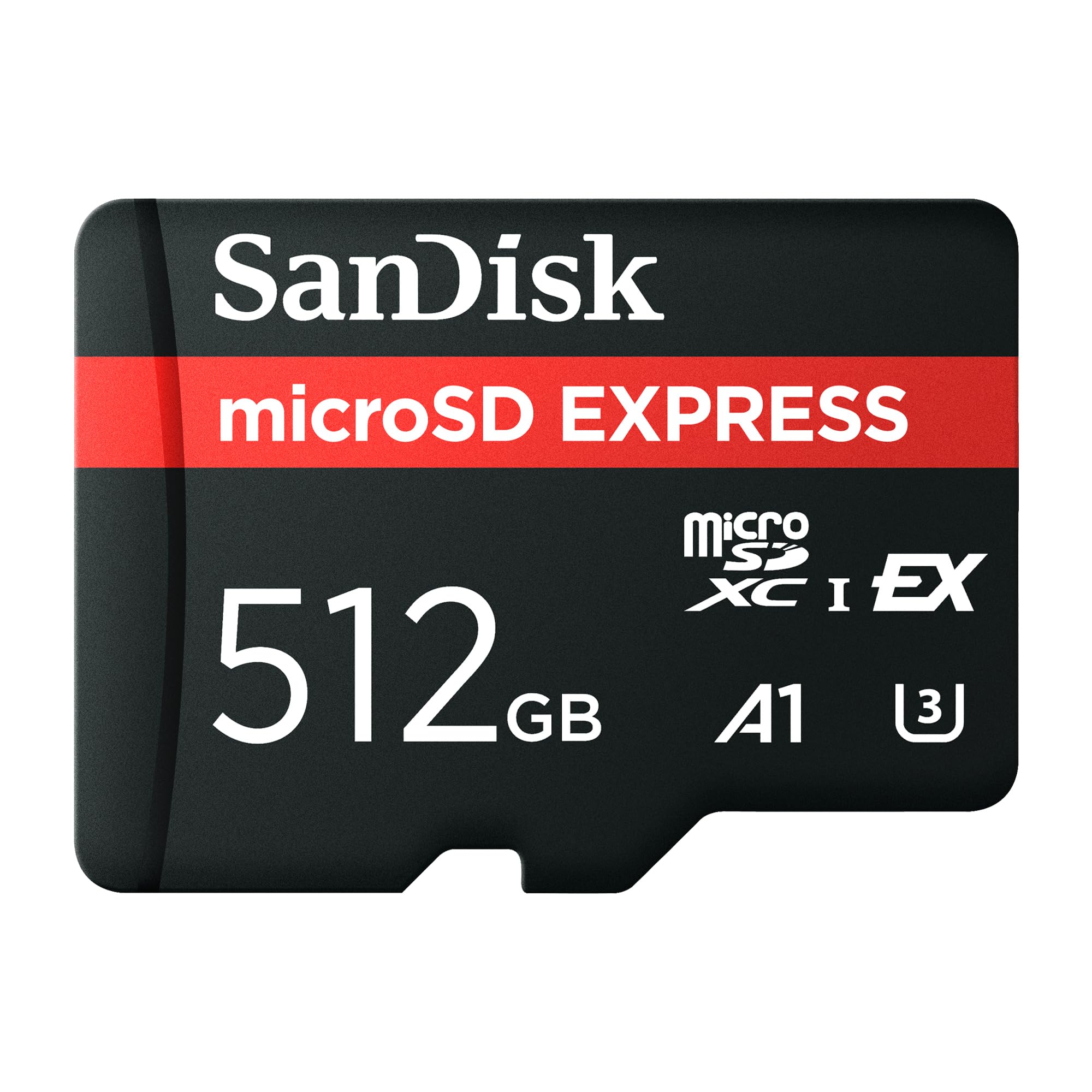 کارت حافظه SanDisk microSD Express با ظرفیت 512 گیگابایت (ضبط تصاویر با کیفیت 5.3K، 4K UHD و RAW، سرعت خواندن تا 880 مگابایت بر ثانیه و نوشتن تا 650 مگابایت بر ثانیه، RescuePRO Deluxe)