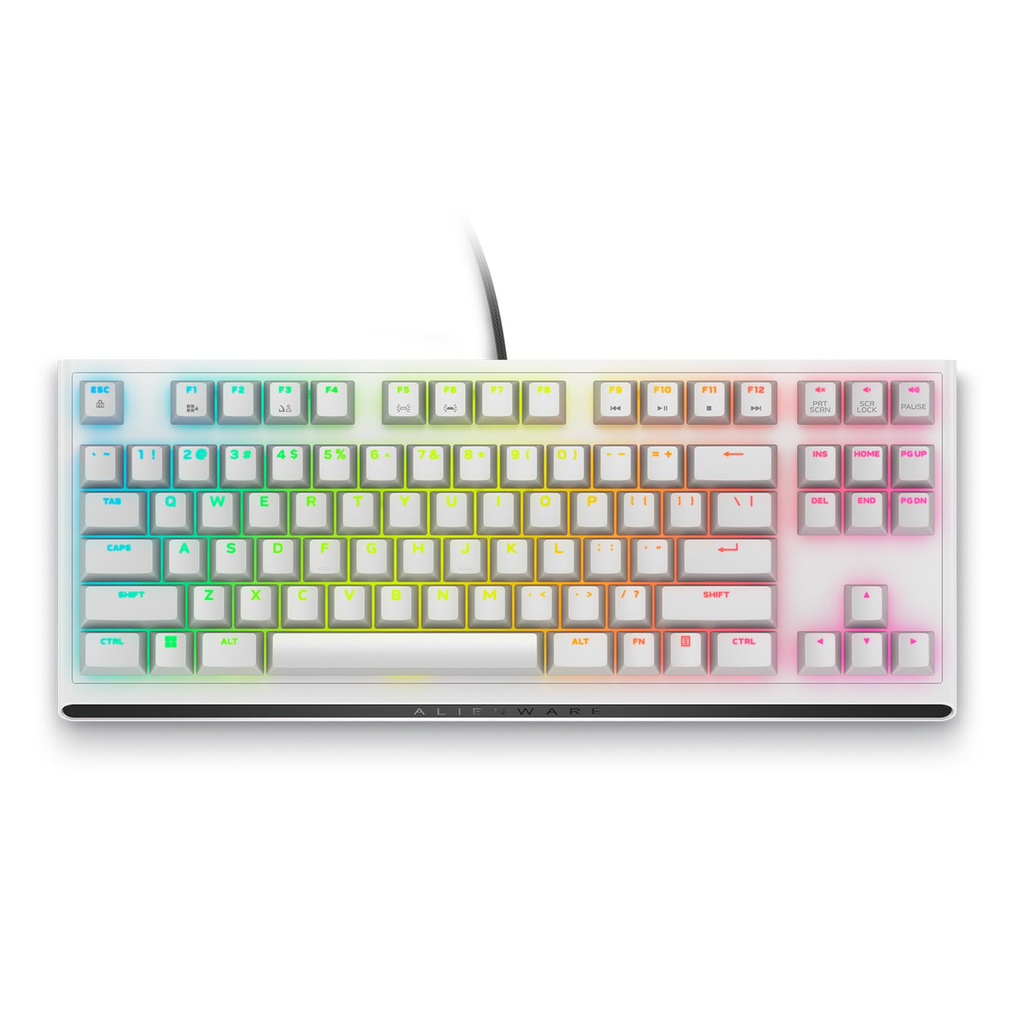 صفحه‌کلید بازی Alienware Tenkeyless AW420K - صفحه‌کلید بازی Alienware Tenkeyless AW420K - نور ماهیگیر Alienware AW420K