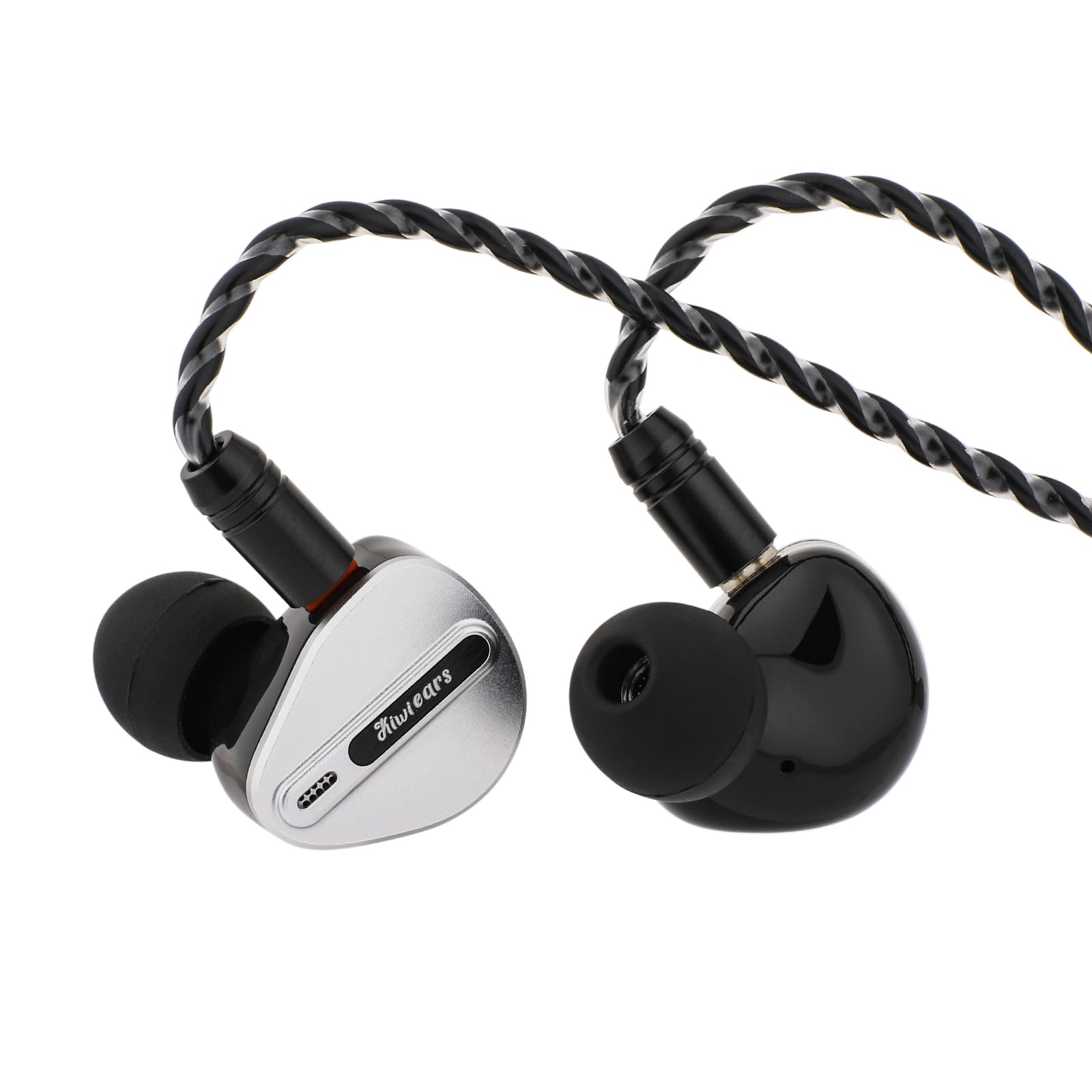هدفون داخل گوش Linsoul Kiwi Ears Airoso، صداگذار هجده میلی‌متری ترکیبی یک عدد داینامیک و چهار عدد آرمچر IEM، هدست بازی، هدست باسیم استریو HiFi با کابل‌های 2پین جداشدنی برای افراد علاقه‌مند به موسیقی و موسیقیدانان