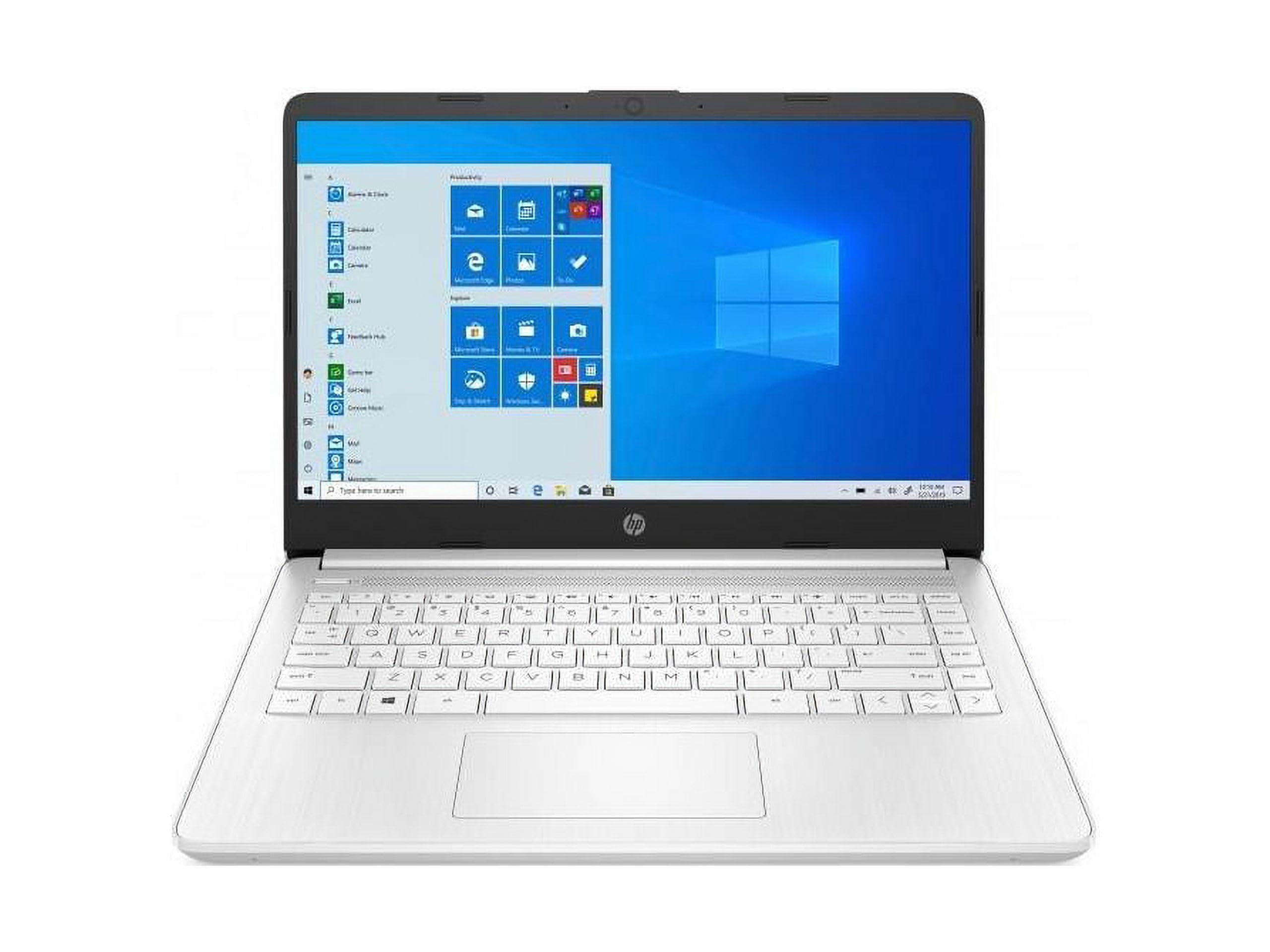 لپ تاپ HP 14s با صفحه نمایش لمسی 14 اینچی HD - پردازنده Intel Pentium Silver N5030 - گرافیک Intel UHD - صفحه کلید با نور پس زمینه - رم 8 گیگابایتی DDR4 - حافظه داخلی 512 گیگابایتی NVMe SSD - ویندوز 11 - رنگ سفید برفی (ارتقا یافته)