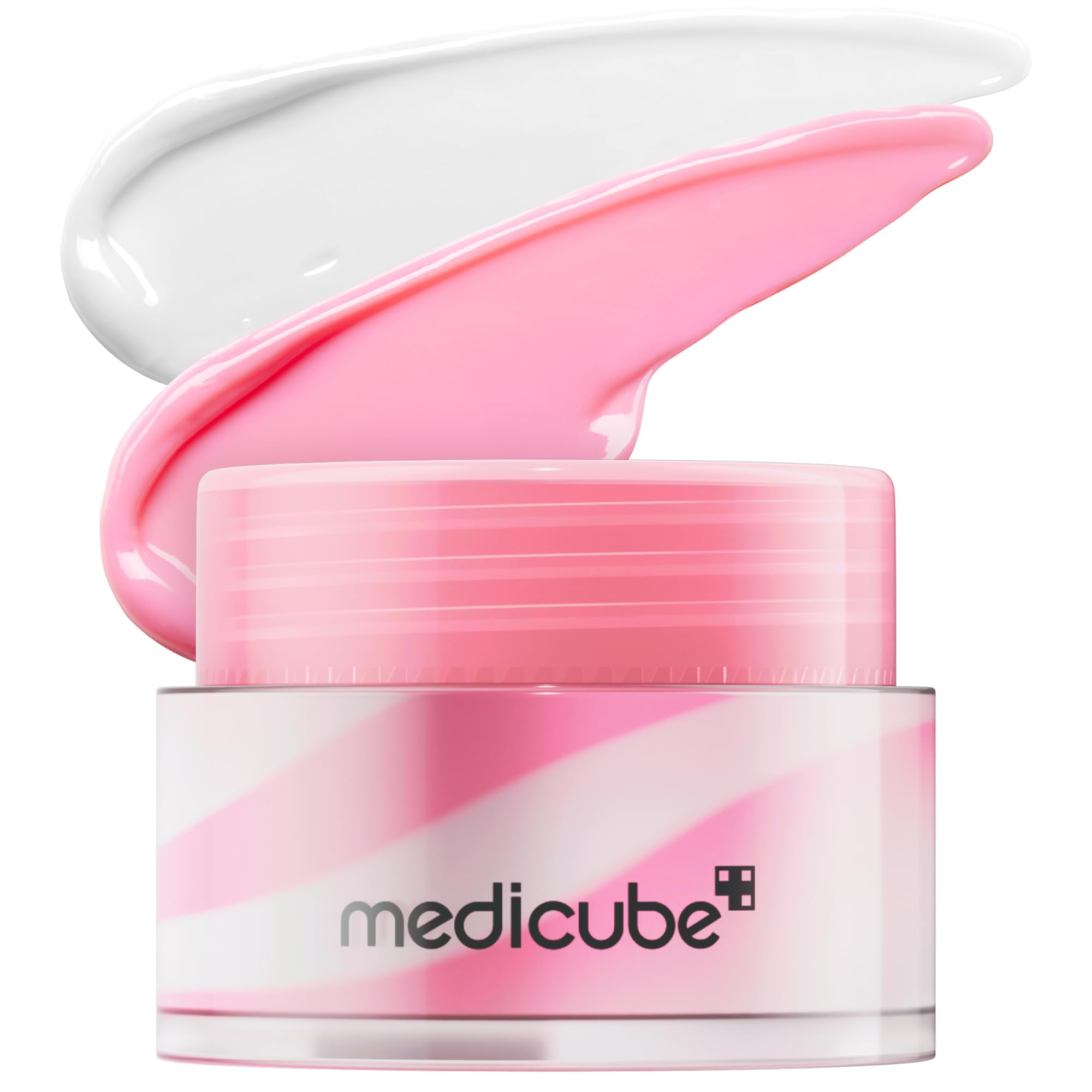 محصولات مدیکیوب: ماسک خواب لب لامپا PDRN Glow Balm | PDRN ماهی سالمون، کلاژن، کره شیا برای لب‌های نرم‌تر، مرطوب‌کننده قوی و مراقبت شبانه و روزانه از لب، مراقبت از پوست کره‌ای ۰.۳۵ اونس