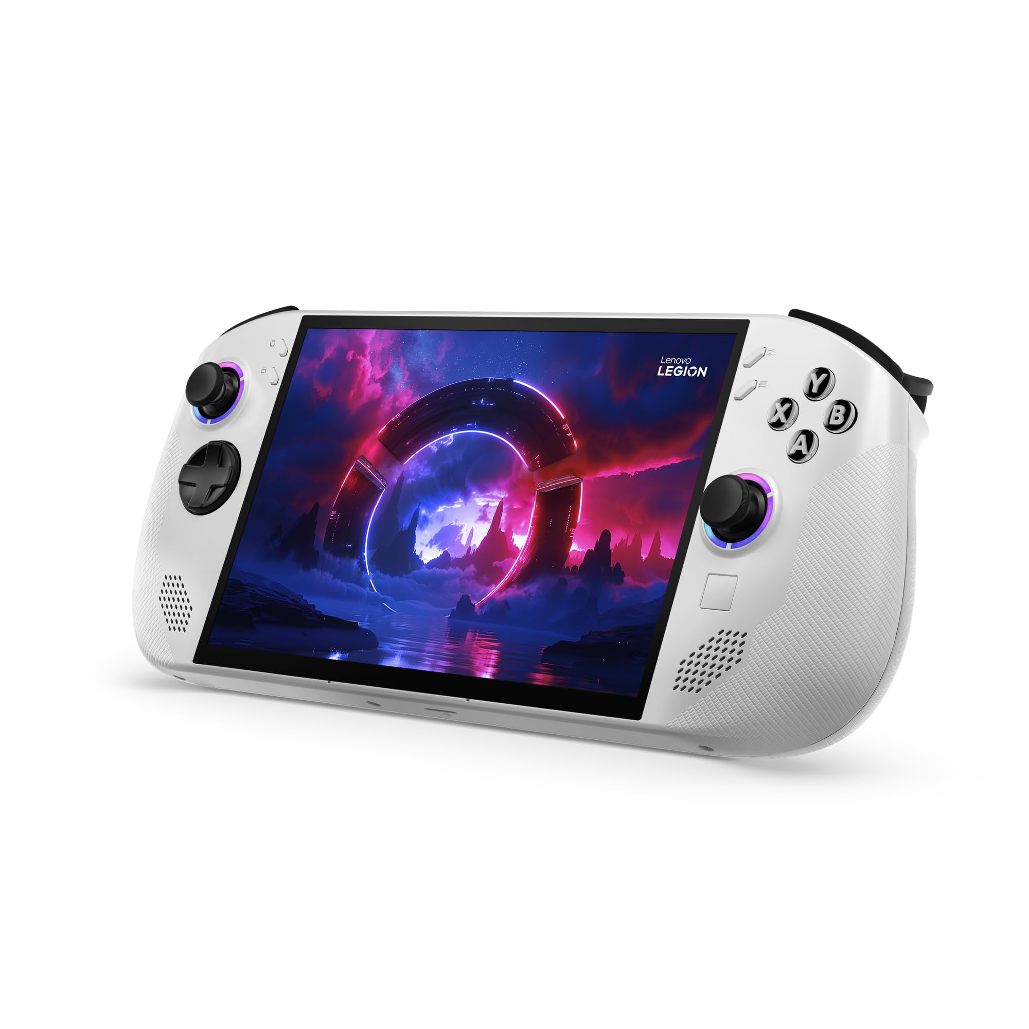کنسول بازی دستی Lenovo Legion GO S، صفحه نمایش لمسی 8 اینچی WUXGA با نرخ تازه‌سازی 120Hz، پردازنده Ryzen Z2 Go، 16GB رم، 1TB حافظه داخلی SSD، ویندوز 11، رنگ سفید یخی [83L3000YAX] + 1 سال حفاظت در برابر آسیب تصادفی