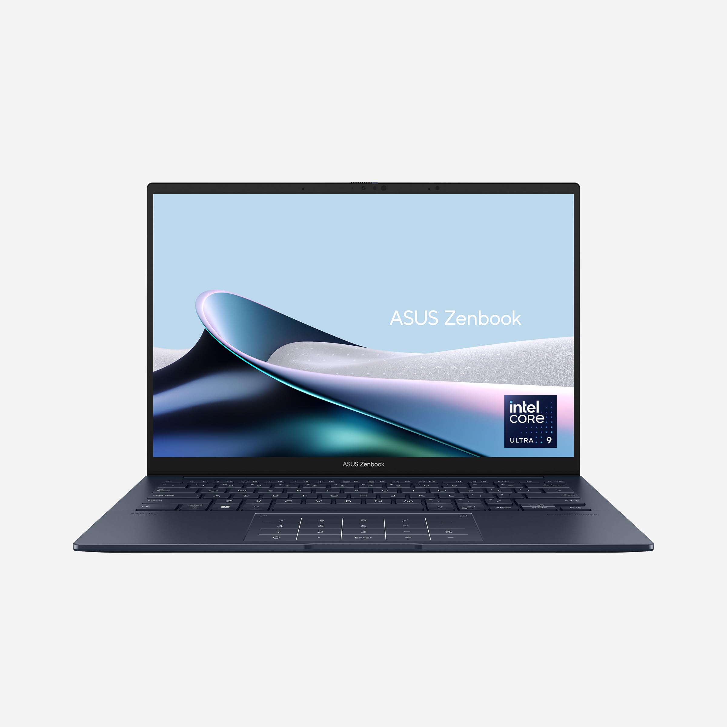 لپتاپ ASUS Zenbook 14 UX3405CA-PZ060W با Intel Core i9-1285H Ultra/32GB RAM/1TB SSD/صفحه 14 اینچی 3K (1920 x 1200) OLED/ویندوز 11 هوم - رنگ آبی تفکر