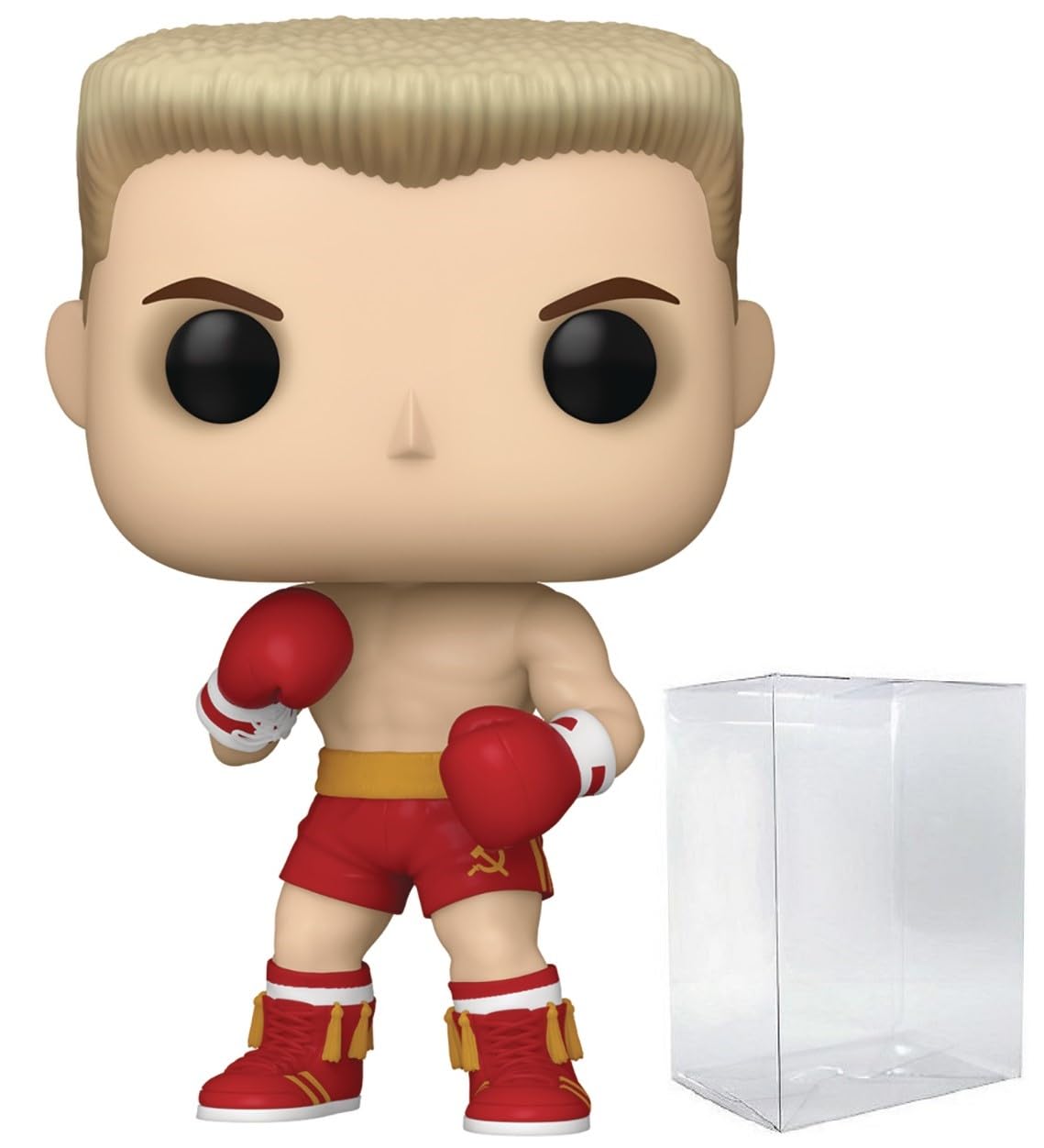 شخصیت های پاپ: Rocky - Ivan Drago فیگور وینیلی Funko (همراه با قابل حمل با جعبه محافظ مجازی)، چند رنگ، 3.75 اینچ