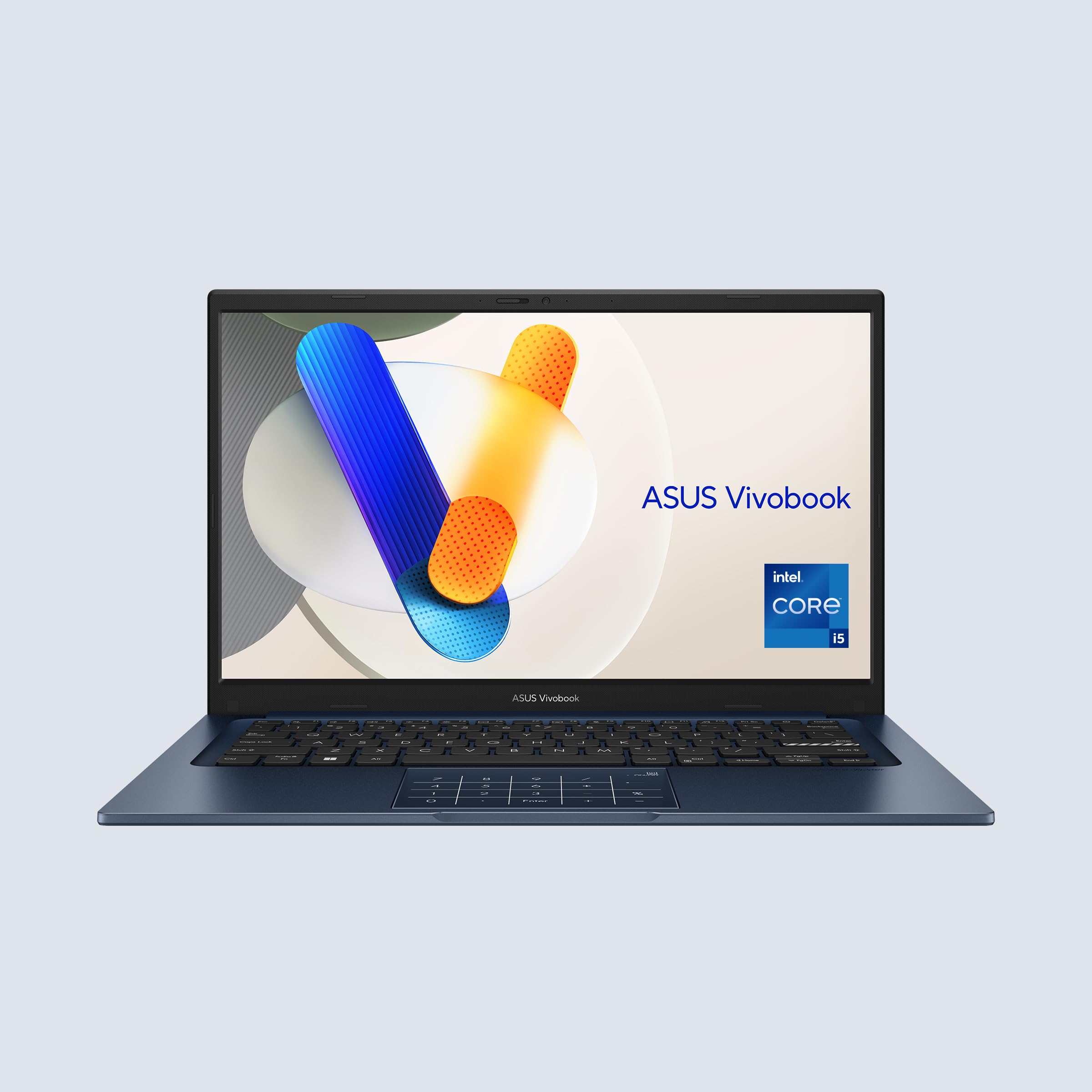 لپ تاپ ASUS Vivobook 14 نسل 13 اینتل کور i5-1334U / 8 گیگابایت رم تا 4.6 گیگاهرتز / 512 گیگابایت حافظه‌ی جامد / گرافیک اینتل UHD / صفحه 14 اینچی FHD (1920x1080) / دوربین HD / ویندوز 11 خانگی / کیبورد انگلیسی - عربی - X1404VA-NK884W