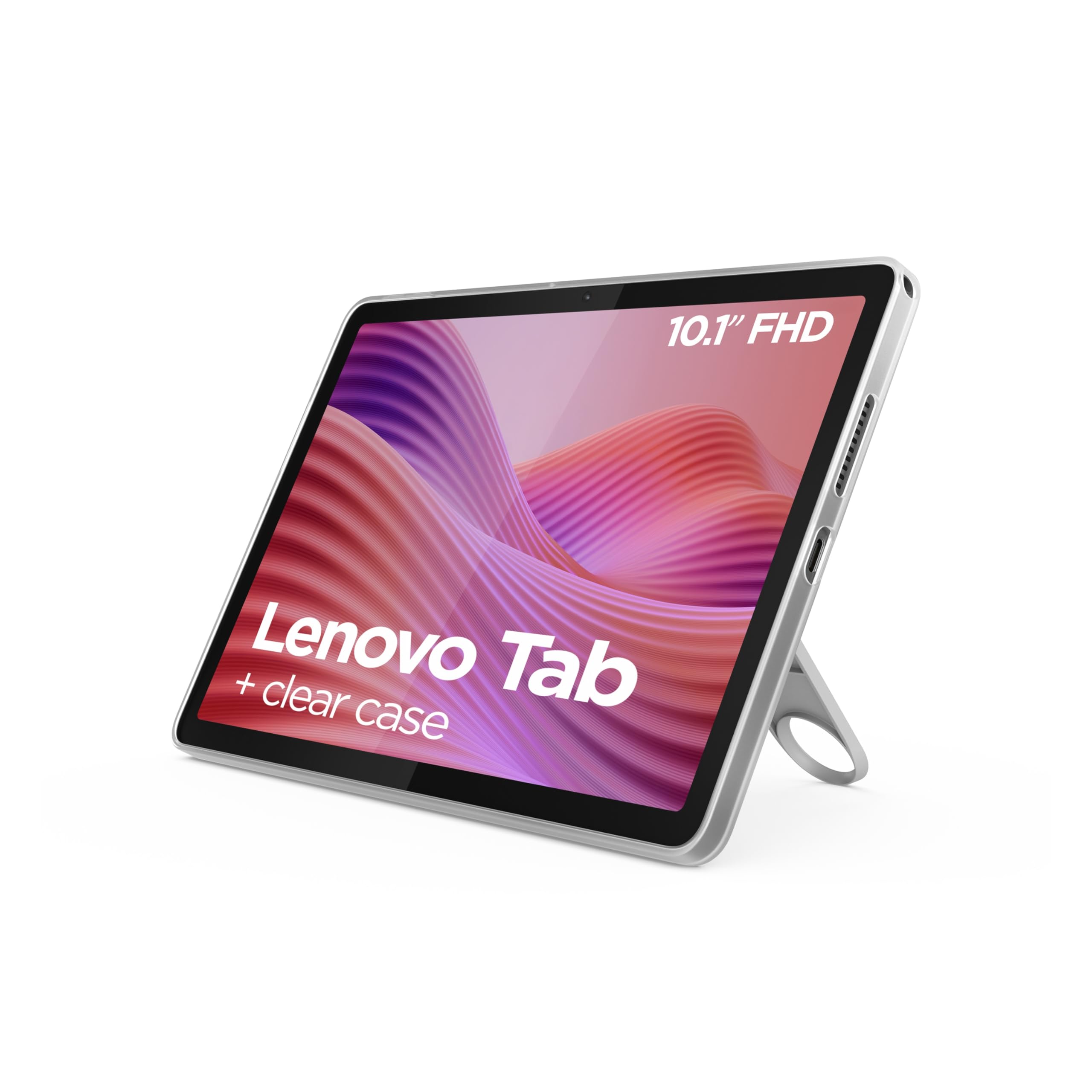 لنوو تب با کیس شفاف، 10.1 اینچ واکسگا (1920x1200) 400 نیت ضد اثرانگشت تاچ، پردازنده مدیاتک Helio G85، تماس صوتی 4G LTE، حافظه RAM 4GB، ظرفیت ذخیره‌سازی 128GB، اندروید 14، رنگ خاکستری لونا - [ZAEJ0000AE]