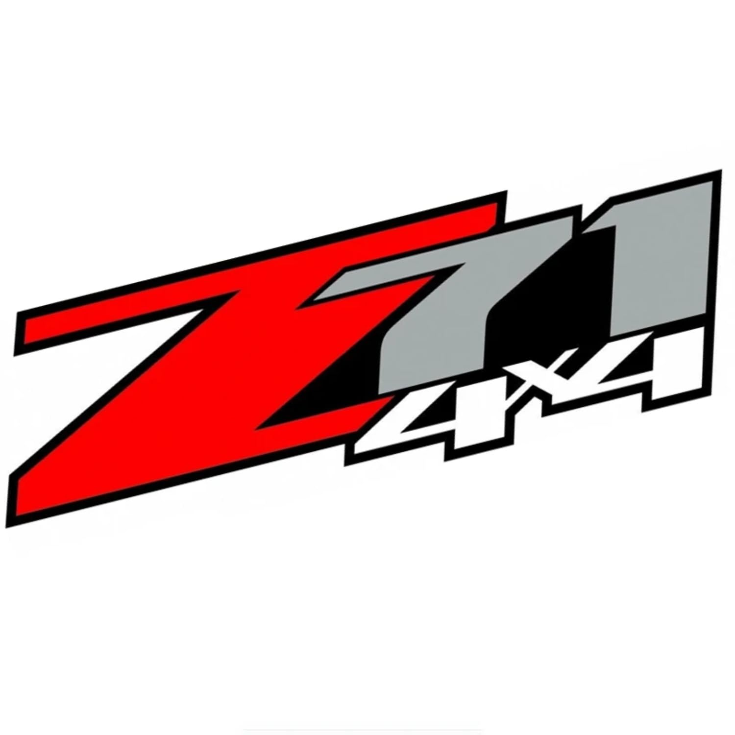استیکر خودروی SOLDOUT ضدآب وینیل مناسب برای شورولت چوی Z71 مخصوص خودروی جیپی آفرود 4x4 (23 سانتیمتر در 7.5 سانتیمتر)