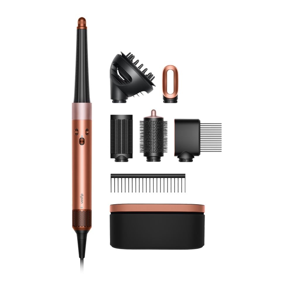 Dyson Airwrap I.D. Multi-Styler و Dryer Straight+Wavy مخمل زرد منشیر