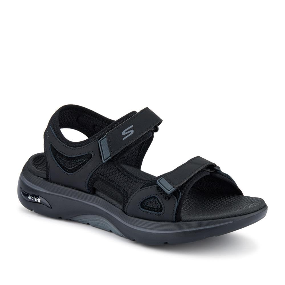 صندل مردانه Skechers GO WALK ARCH FIT 2.0 PERFORMANCE، سایز 39.5 EU، رنگ: مشکی مشکی