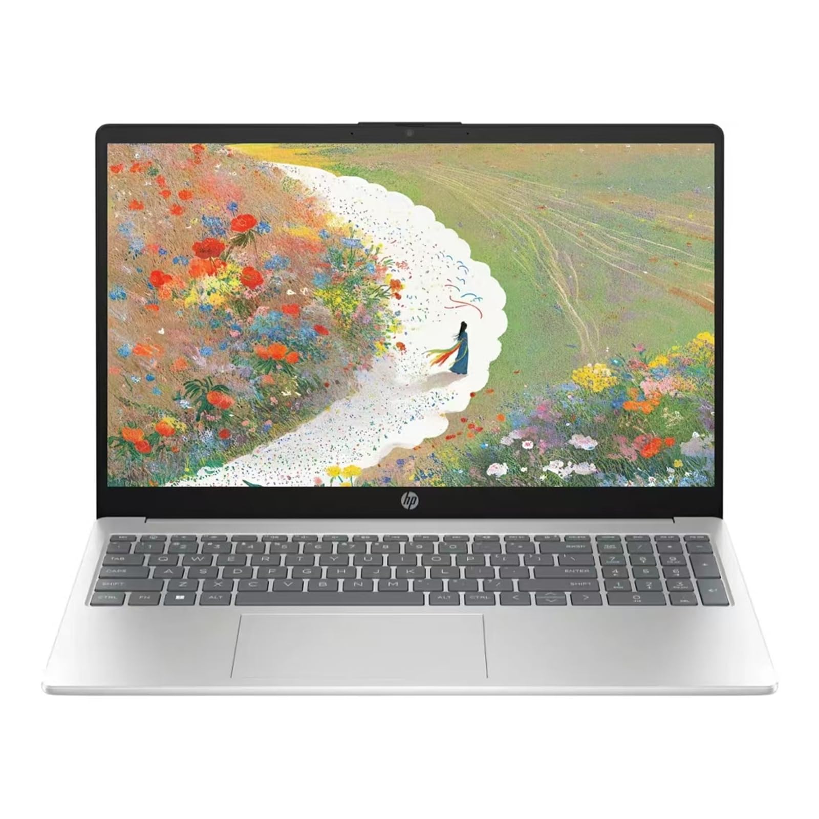 لپ تاپ HP لمسی با صفحه نمایش 15.6 اینچی HD، Intel i5-1235U، 10 هسته، 16 گیگابایت حافظه، 1 ترابایت حافظه استاندارد PCIe SSD، ویندوز 11 Home در حالت S، بلوتوث، وای‌فای، نقره‌ای طبیعی با لوازم جانبی TWE