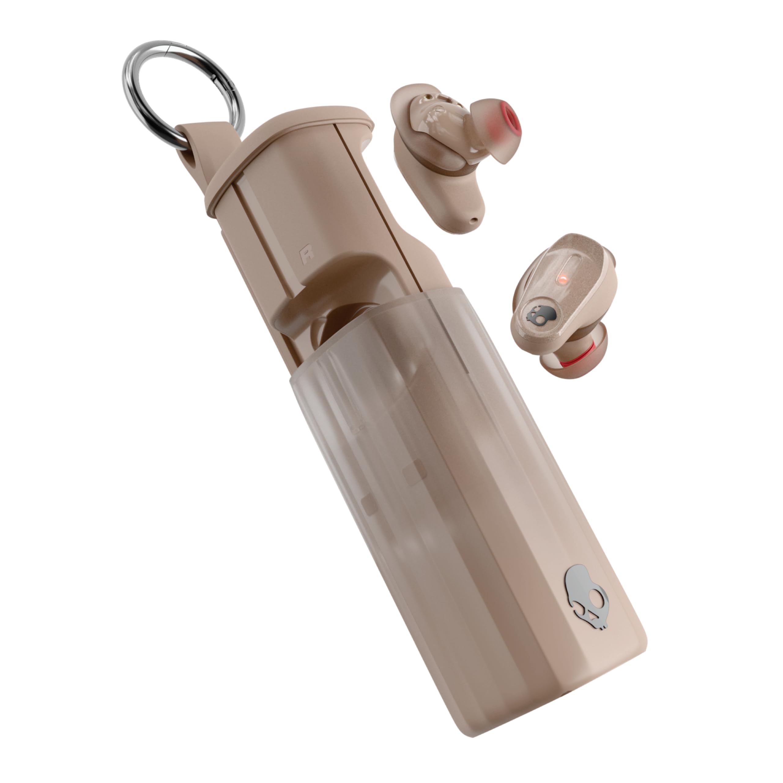 گوش‌داده‌های بی‌سیم Skullcandy Method 360 ANC، صدا توسط Bose، هدفون بلوتوث، لغو نویز حرفه‌ای، باطری تا 40 ساعت، مقاوم در برابر عرق و آب، میکروفون برای آیفون، اندروید - رنگ قهوه‌ای روشن