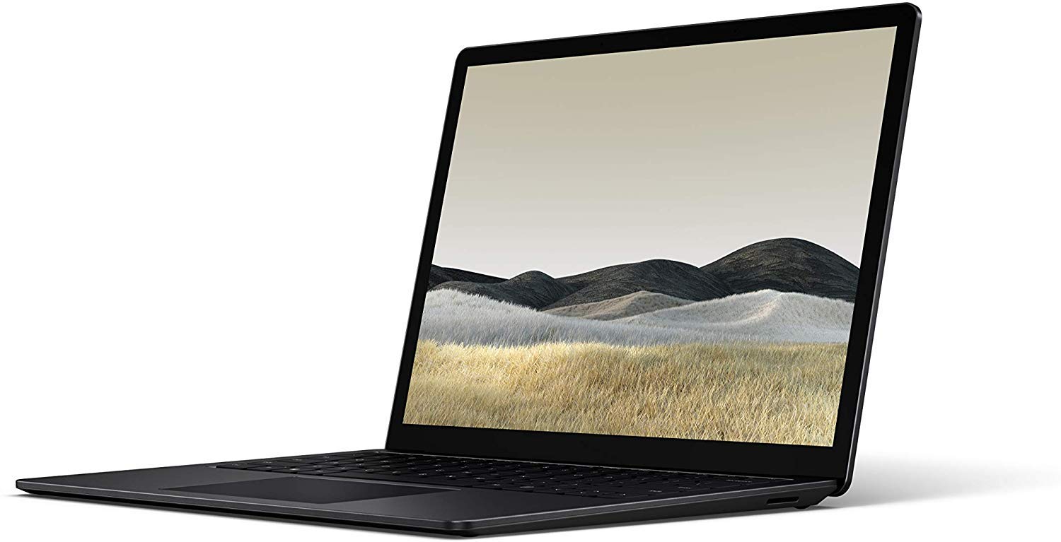 لپتاپ لمسی مایکروسافت سرفیس لپتاپ ۳ [VEF-00034]، با پردازنده اینتل Core i7-1065G7، 13.5 اینچ، 256GB حافظه داخلی، 16GB RAM، گرافیک Intel® Iris™ Plus، ویندوز ۱۰، صفحه کلید انگلیسی-عربی، رنگ مشکی (تجدید نظر شده) (تجدید نظر شده)، اینتل Core i7 13.5 اینچ 256GB حافظه داخلی SSD، 16GB RAM، رنگ مشکی