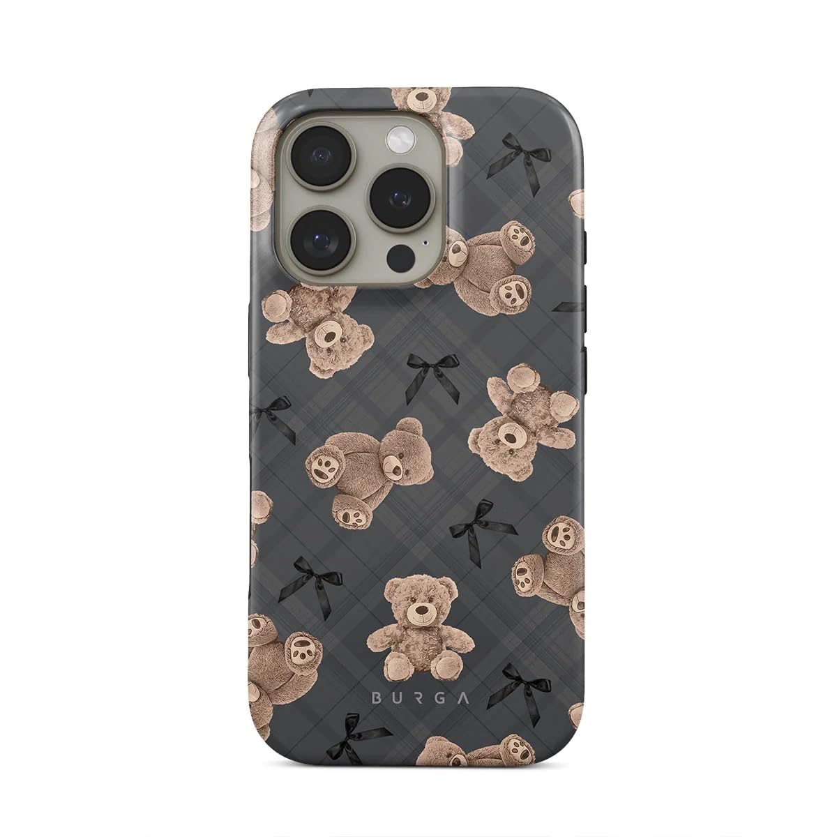 مورد تلفن BURGA سازگار با iPhone 16 PRO MAX - 16 PRO Hybrid 2-Layer Hard Shell + Silicone Protective Case - مورد محافظ - محافظت در برابر خش و ضد ضربه، جلد ضد خش (BFF، Iphone 16 pro) Iphone 16 pro BFF