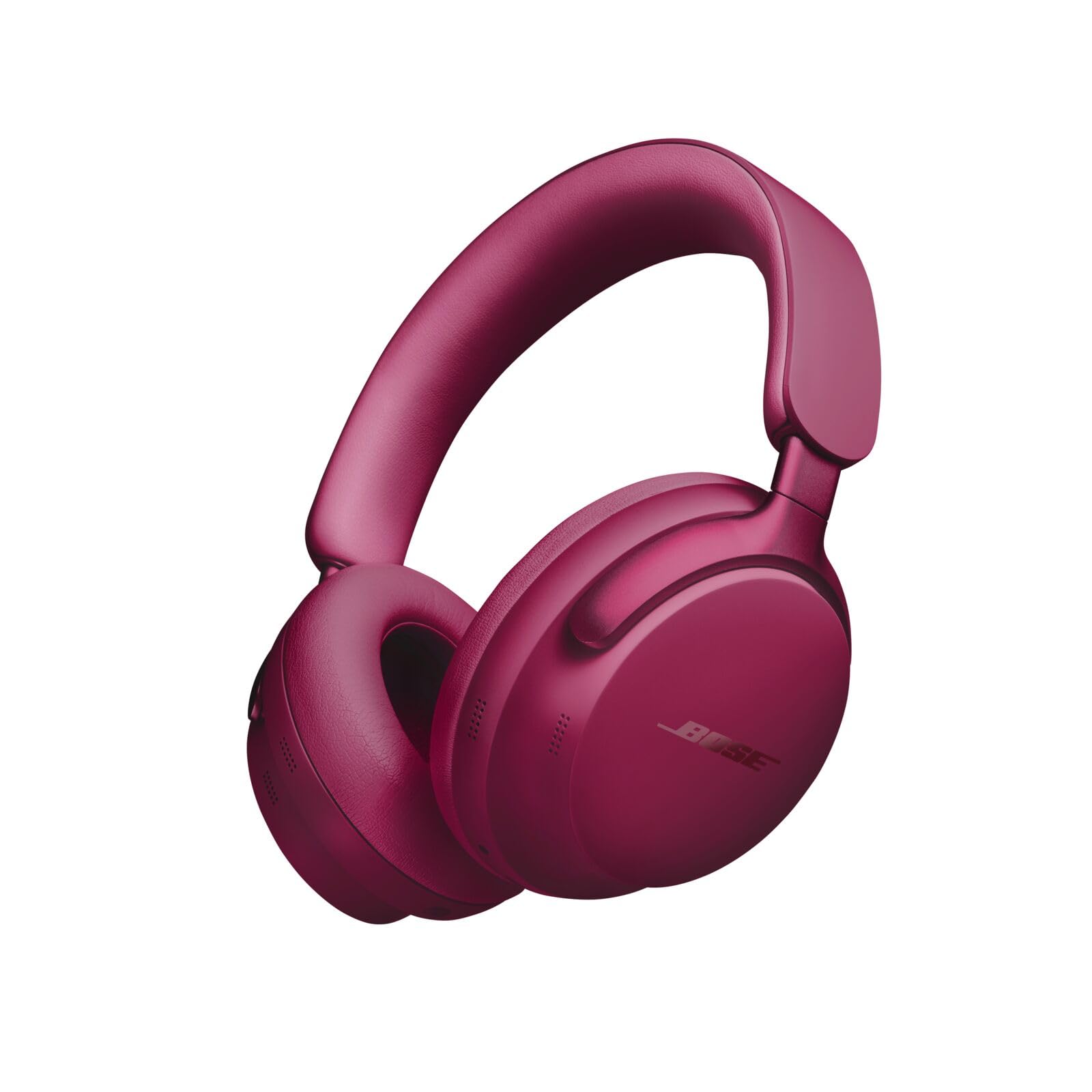 هدفون بی‌سیم لیمیتد ادیشن QuietComfort Ultra از برند بوز، دارای لغو نویز فضایی، هدفون های اوور-تِ-ایر با میکروفون، تا ۲۴ ساعت عمر باتری، رنگ بنفش عمیق، مدل Gen1