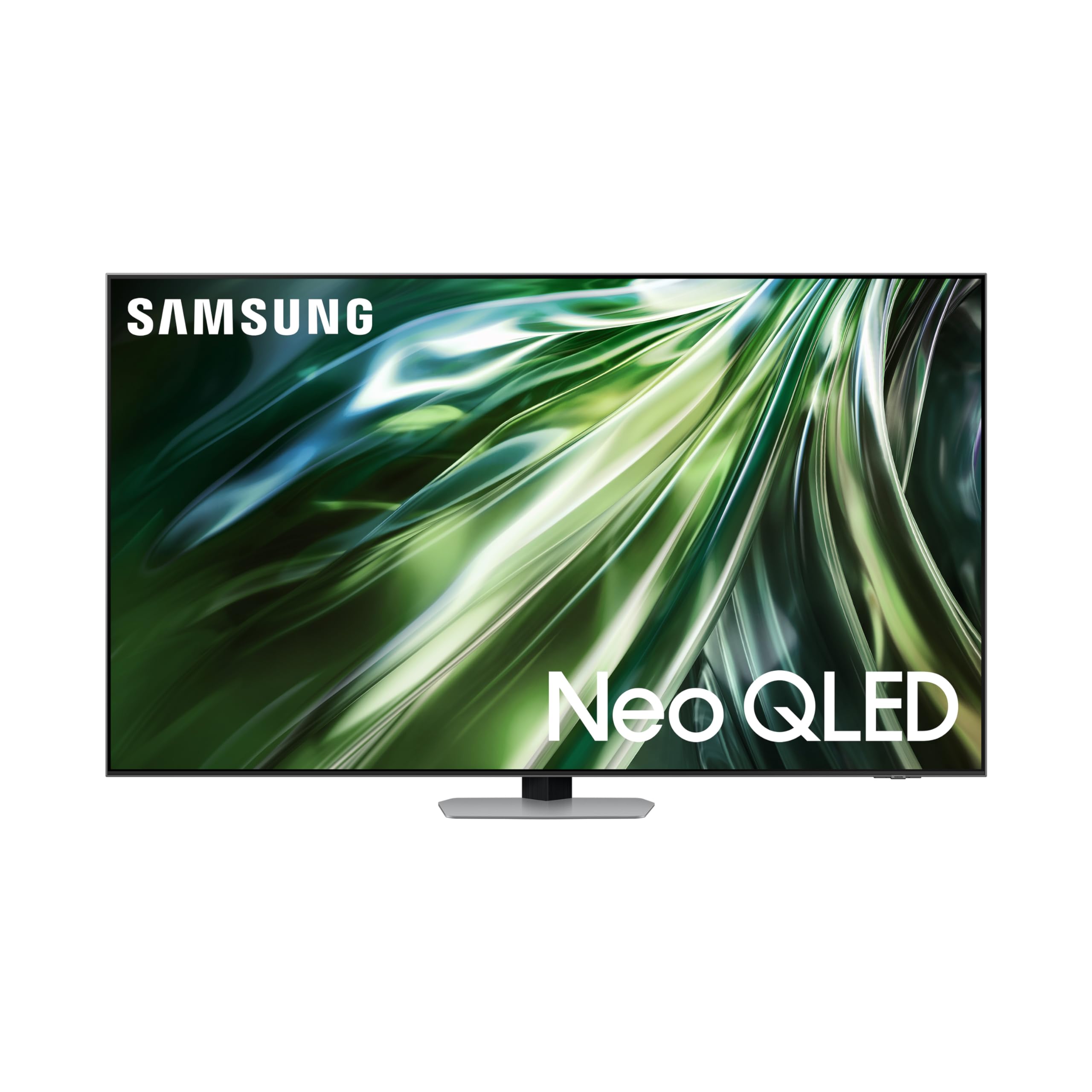 تلویزیون هوشمند سامسونگ، تلویزیون بزرگ، نئو QLED 4K، QN90D، 75 اینچ، 2024، پردازنده NQ4 AI Gen2، فناوری ماتریس کوانتوم، ارتقاء 4K هوشمند، سامسونگ TV Plus، نقره‌ای کربنی، QE75QN90DAUXZN (بازسازی شده)