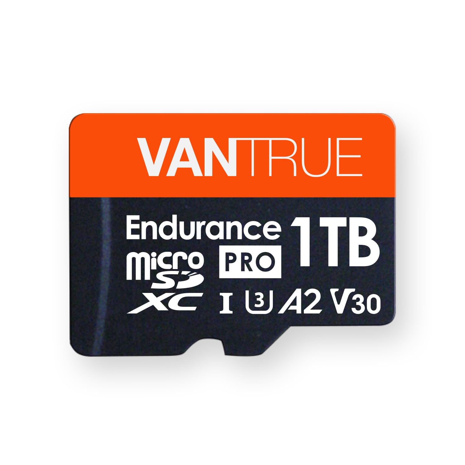 کارت حافظه VANTRUE 1TB UHS-I U3 4K MicroSD با آداپتور قابل استفاده با داش‌کم، تلفن هوشمند، تبلت، دوربین اکشن و دوربین نظارتی (1 ترابایت)