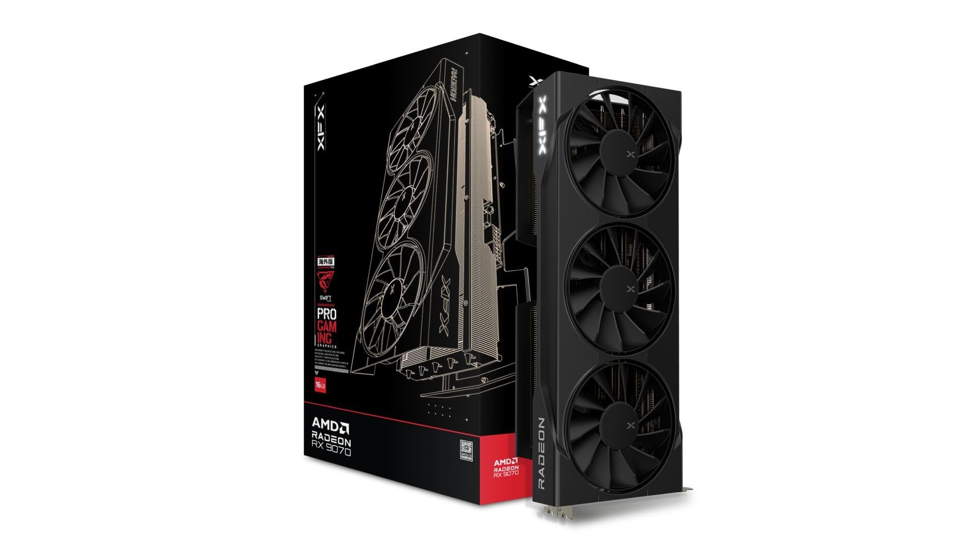 XFX Swift AMD Radeon RX 9070 OC Triple Fan Gaming Edition
کارت گرافیک XFX Swift AMD Radeon RX 9070 OC نسخه گیمینگ با سه فن جلوگیری از گرم شدن