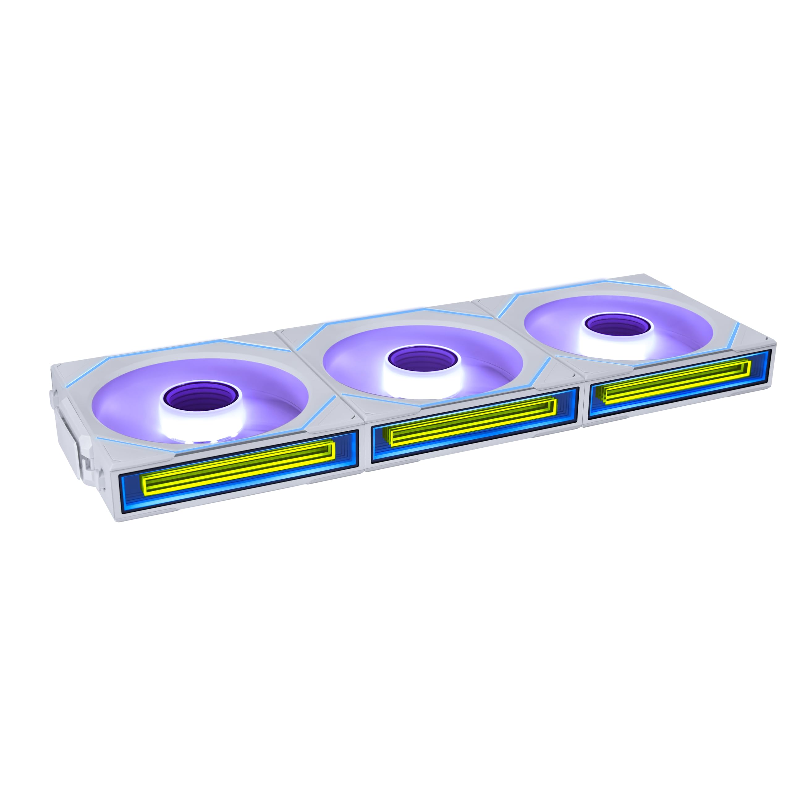 پک سه عددی بادکنک‌های ال‌این لی Lian Li UNI Fan SL-Infinity Wireless 120 - Triple Pack (Reverse Blade) - کنترل بی‌سیم 2.4 گیگاهرتزی بادکنک‌های ARGB - آینه دوگانه بی‌نهایت - صدای پایین - کنترل‌کننده همراه - سفید (12RSLIN1W3W) 120 بادکنک سفید سه عدد روانه‌باد.