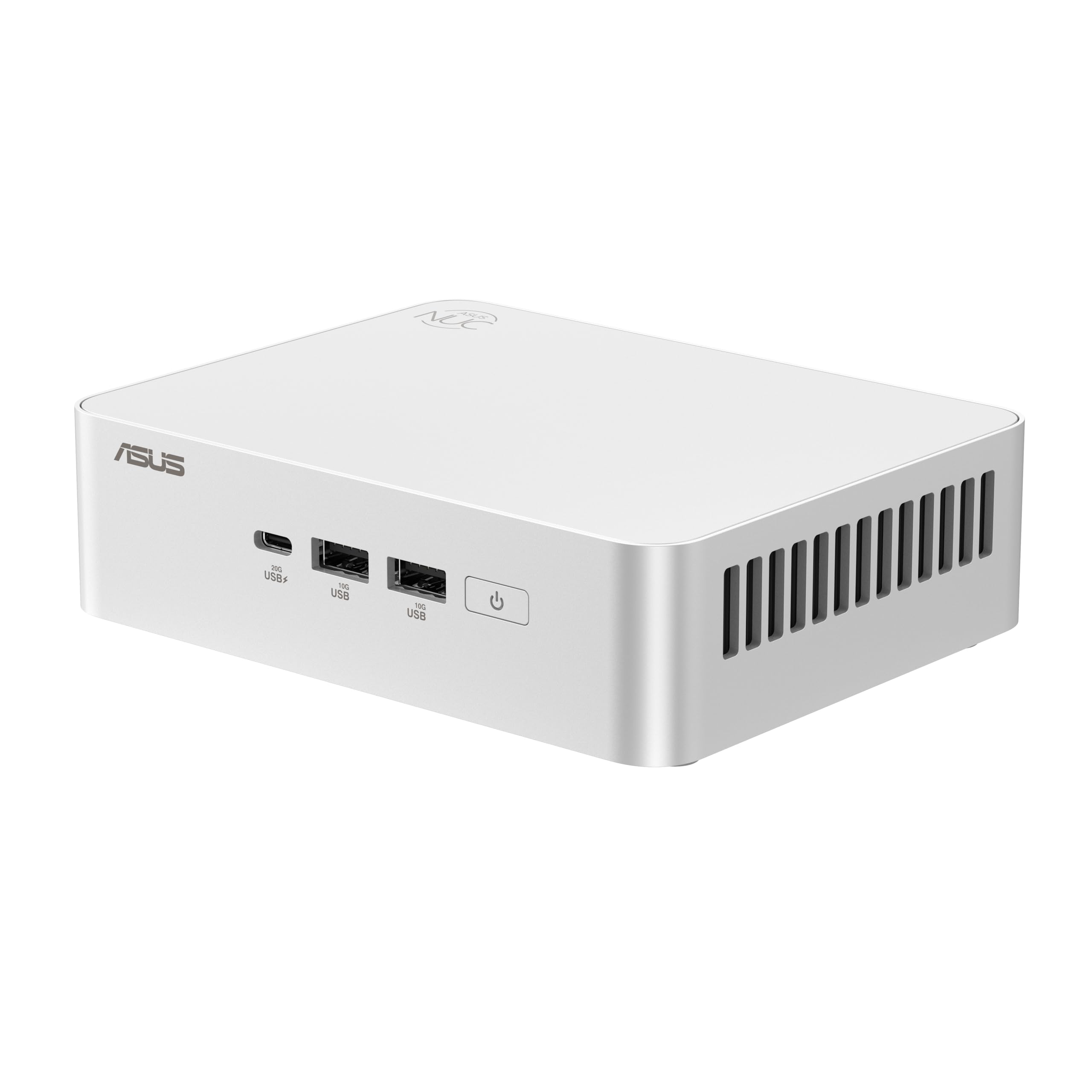 ASUS NUC 15 Pro Plus Kit RNUC15CRSU900002 (پردازنده اولترا اینتل کور i9، گرافیک Arc، وای فای 7، بلوتوث 5.4، بدون سیستم عامل، با تامین برق اتحادیه اروپا، سفید) اینتل کور U9 285H