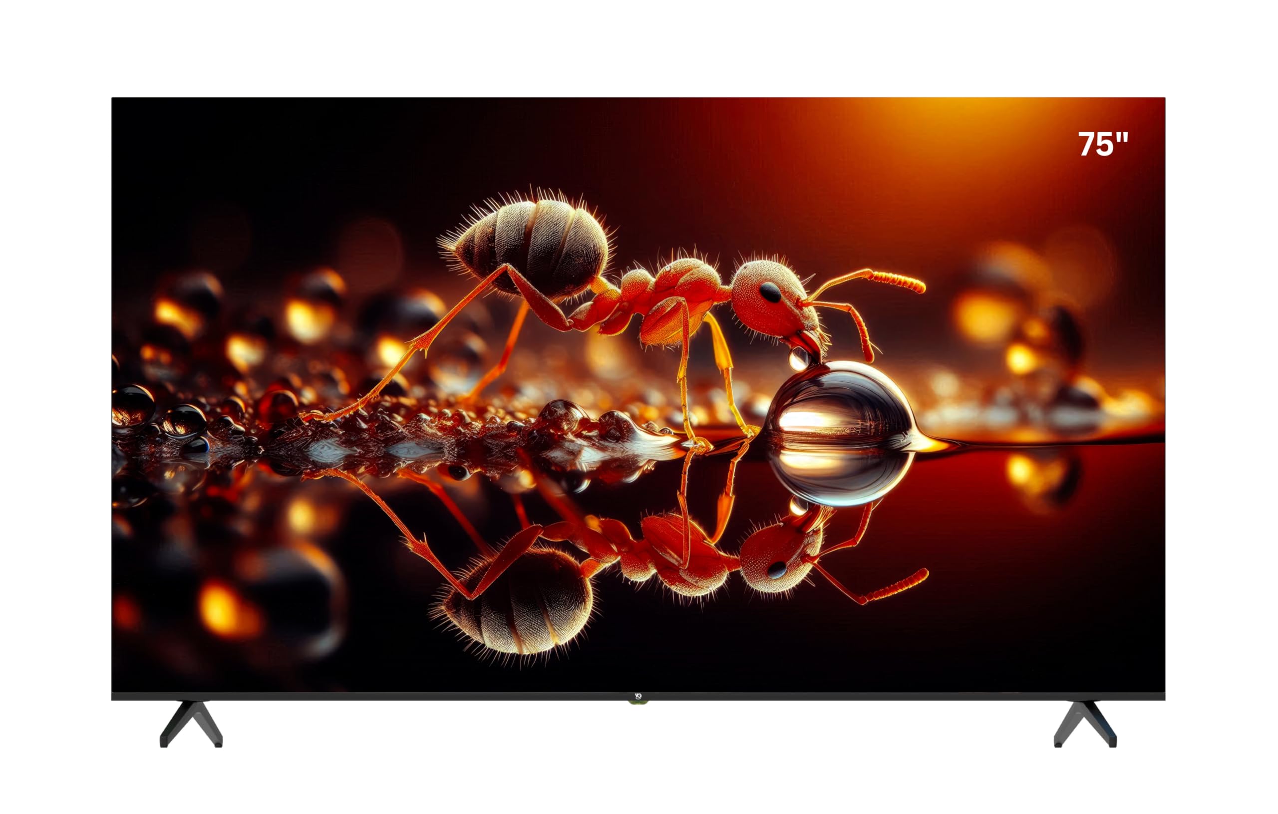 تلویزیون هوشمند VG 75 اینچ بدون حاشیه 4K UHD WebOS - پنل درجه A+، ریموت جادویی، بلوتوث، صدای دالبی - VGLED75WOU- (مدل جدید 2025)