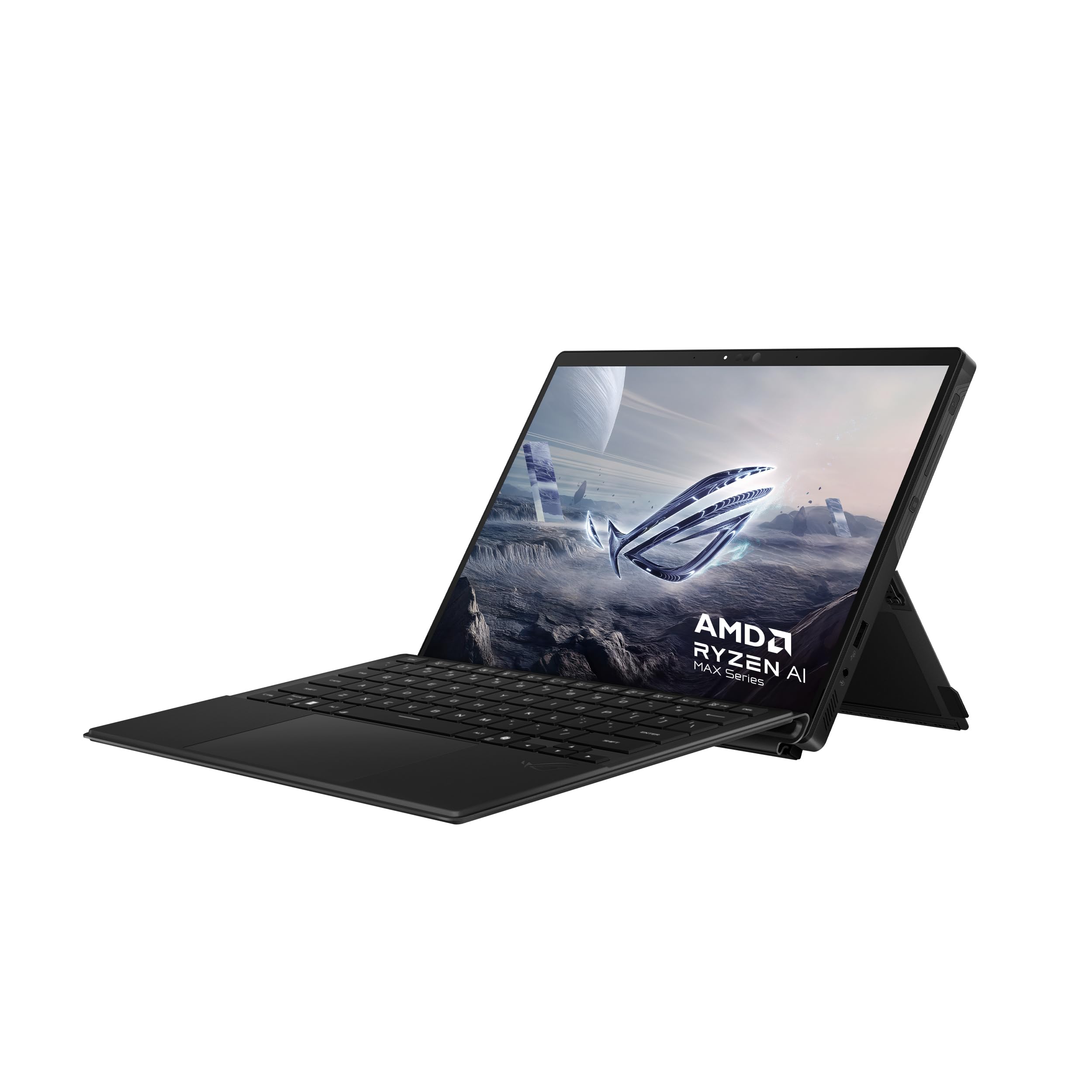 ROG Flow Z13، GZ302EA-RU016W، پردازنده AMD Ryzen™ AI MAX+ 395 با سرعت 3.0 گیگاهرتز، 32 گیگابایت / 1 ترابایت SSD PCIE G4 / AMD UMA / WIN11 HOME (AI PC) / 13.4 اینچ، 2.5K، گرافیک AMD Radeon™، ویندوز هوم، صفحه کلید انگلیسی-عربی، مشکی