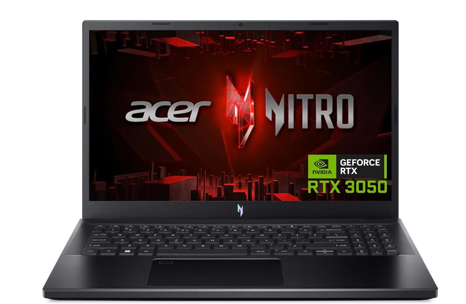 لپ تاپ بازی Acer Nitro V15 - پردازنده Intel i5-13420H نسل 13، حافظه 16 گیگابایتی، حافظه داخلی 512 گیگابایتی SSD، صفحه نمایش 144Hz، گرافیک RTX 3050 با حافظه 6 گیگابایتی، ویندوز 11 خانگی (ارتقاء یافته)