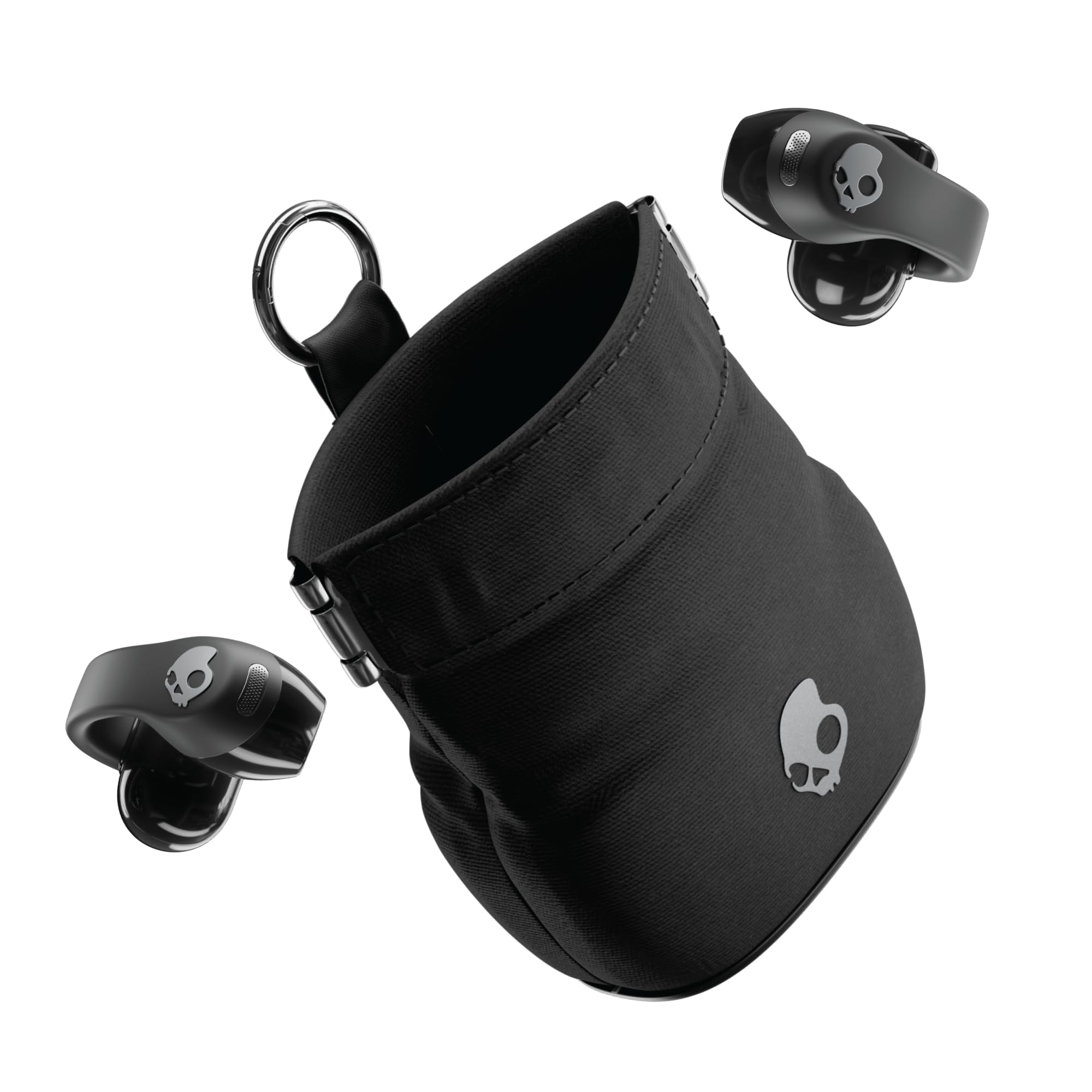 استفاده ۷۲۰ از هدفون بی‌سیم اُپن-Ear True Wireless Skullcandy Push®، درایورهای داینامیک ۱۴ میلیمتری، عمر باتری ۳۰ ساعته، ضد آب و عرق IP67، قابلیت پیدا کردن سریع گوگل + پخش، کیف/پوچ شارژ بی‌سیم - مشکی