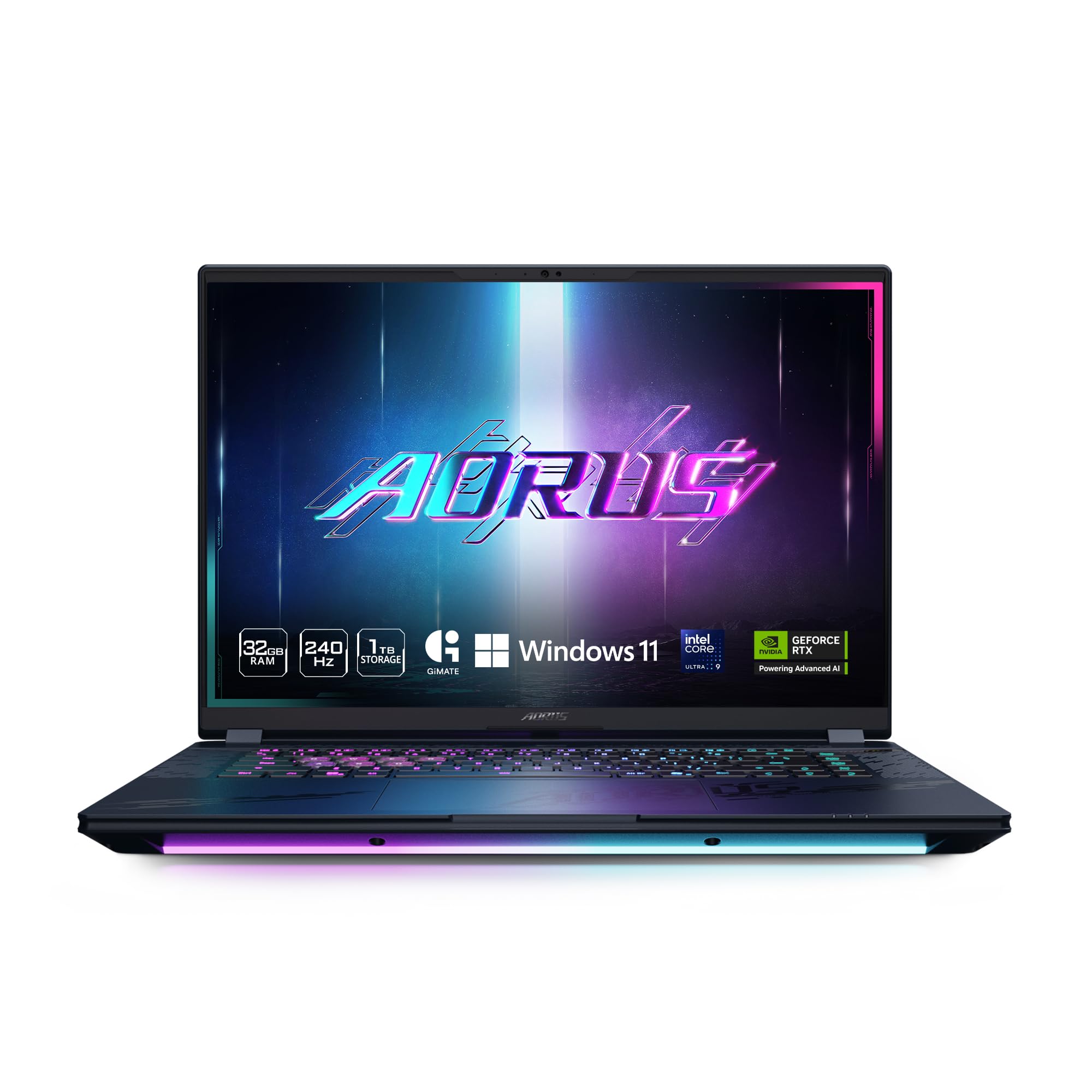 لپتاپ بازی GIGABYTE - AORUS MASTER 16 - 240Hz 2560x1600 OLED - NVIDIA GeForce RTX 5070 Ti - Intel Core Ultra 9 275HX - 1TB SSD با 32GB RAM DDR5 - ویندوز 11 Home AD (AORUS MASTER 16 BXHC4USE64SH)