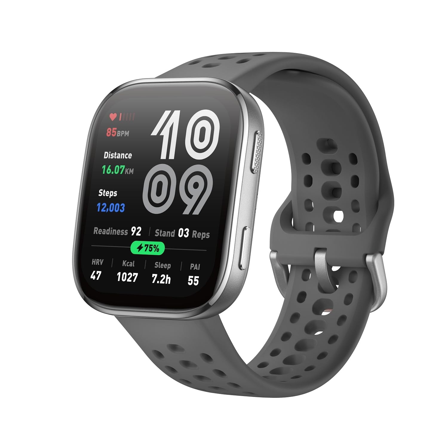ساعت هوشمند Amazfit Bip 6 با قطر 46 میلیمتر، باطری 14 روزه، نمایشگر AMOLED 1.97 اینچ، GPS و نقشه‌های رایگان، هوش مصنوعی، تماس و پیام بلوتوث، ردیابی سلامتی، ورزش و خواب، بدنسازی و تعقیب خواب، بیش از 140 حالت ورزشی ، مقاوم در برابر آب تا عمق 5 اتمسفر، رنگ زغالی