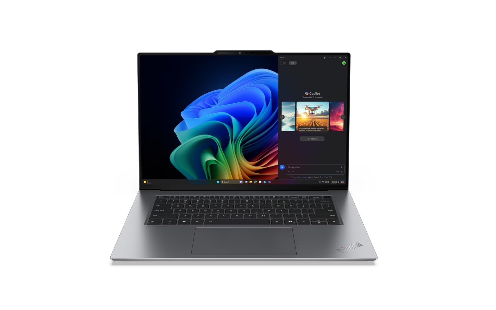 لنوو (ارتقا یافته) تینک‌پد ایکس 9 نسل ۱ 15.3" OLED کوپایلوت+ نوت‌بوک لمسی اینتل کور آلترا ۷ 258و ۳۲ گیگابایت ال‌پی‌دی‌دی‌آر۵ایکس ۱ ترابایت اس‌اس‌دی اینتل آرک گرافیک ۱۴۰و خاکستری