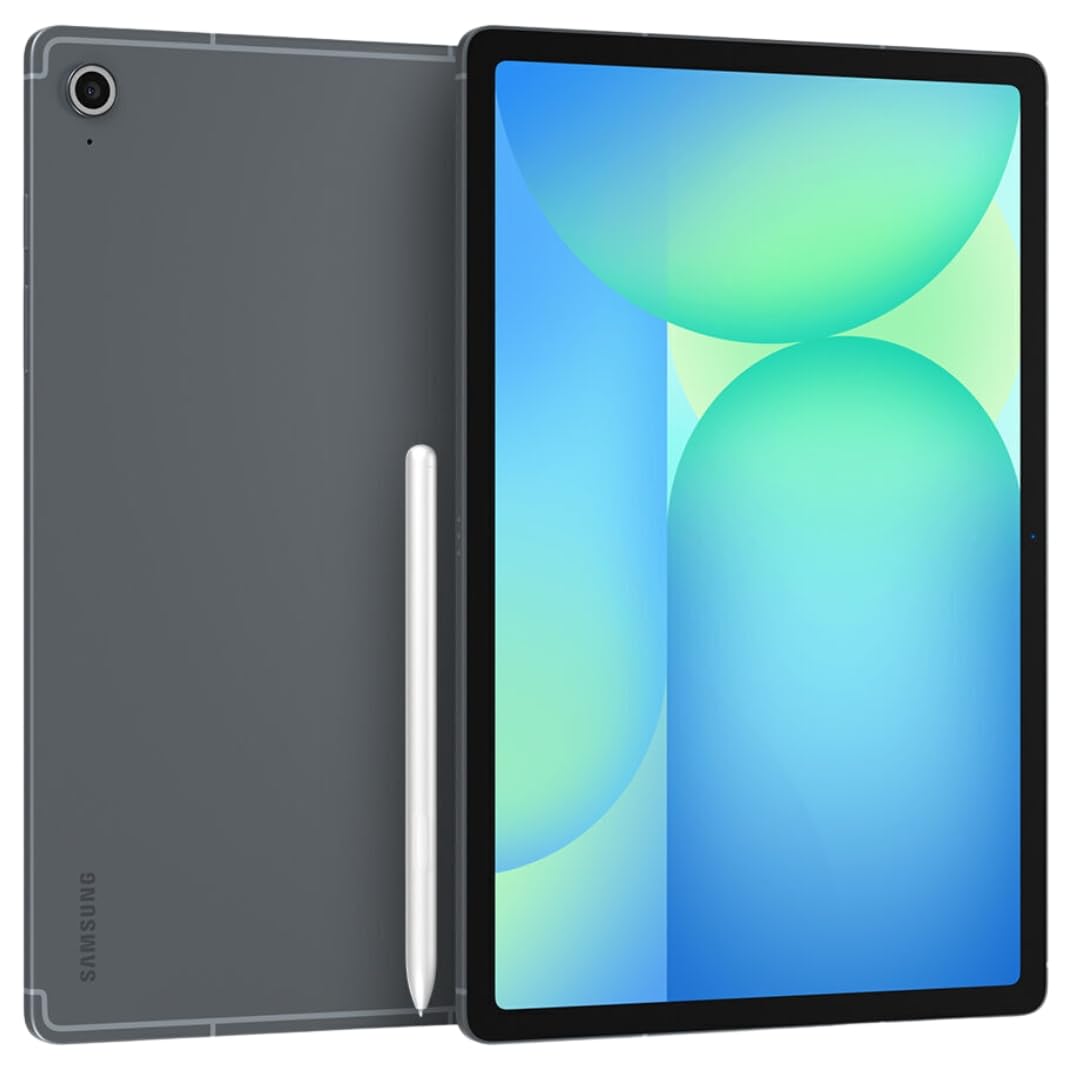 تبلت SAMSUNG Galaxy Tab S10 FE+ Plus با S-Pen | 128 گیگابایت، 8 گیگابایت رم، فقط WiFi | صفحه نمایش 13.1 اینچی LCD، WiFi 6E، تبلت اندروید 15 با دوربین 4K | مدل بین‌المللی X620 | همراه با شارژر سریع 25 وات (خاکستری) Gray