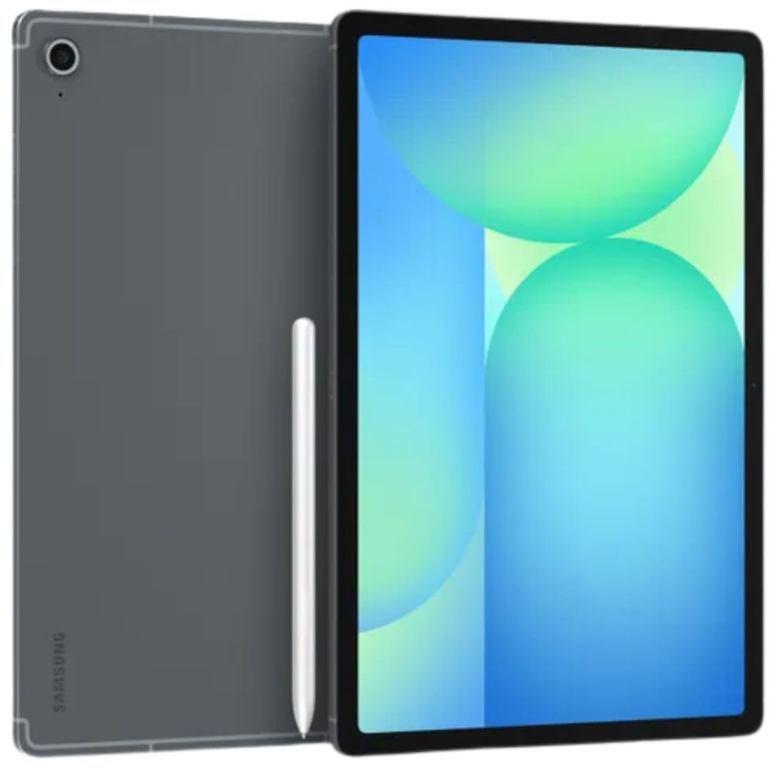 Samsung Galaxy Tab S10 FE با S-Pen | 128GB، 8GB RAM، فقط Wi-Fi | 10.9 اینچ نمایشگر LCD، WiFi 6E Android 15 تبلت، دوربین 4K | مدل بین‌المللی X520 | بسته شارژر سریع 25W (خاکستری)