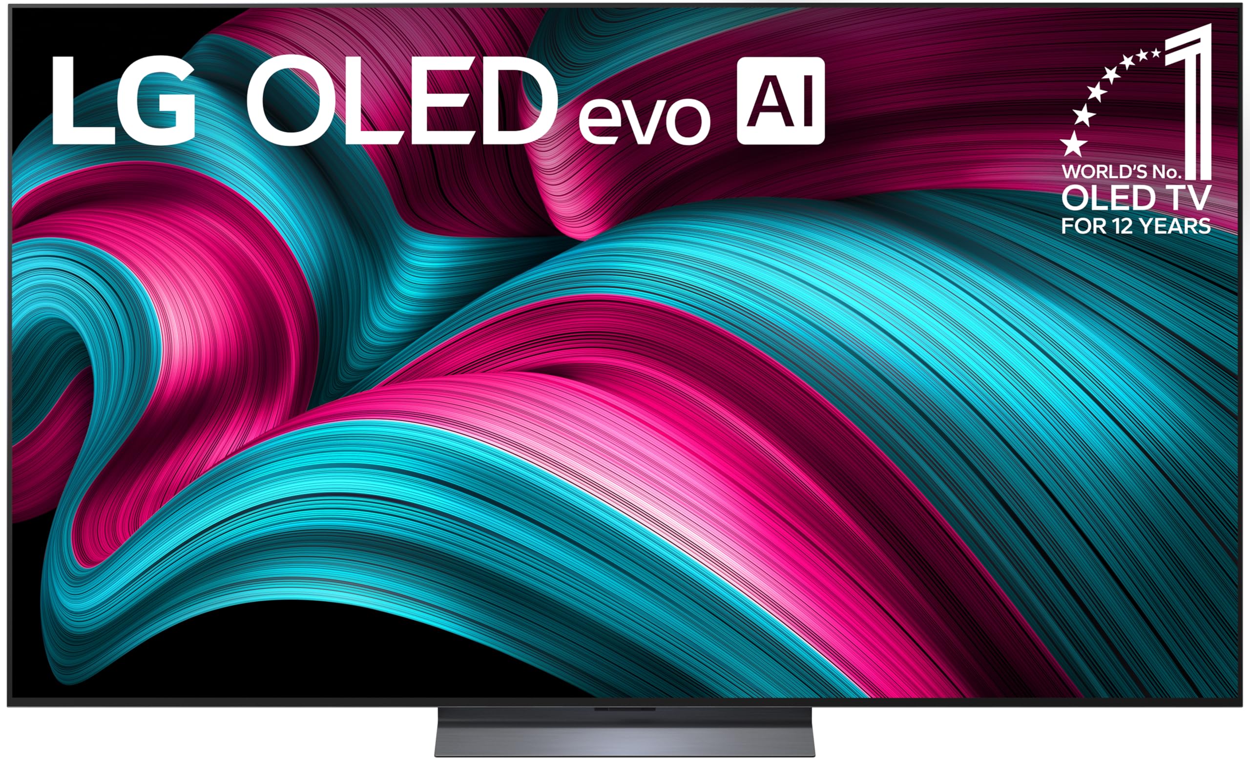 ال‌جی 77 اینچ کلاس OLED ایوو AI سری C5 تلویزیون هوشمند 4K با Dolby Atmos، Dolby Vision، HDR10، AI Super Upscaling 4K، حالت فیلمساز، ارکستر واو، Alexa Built-in (OLED77C5PUA، 2025) 77 اینچ