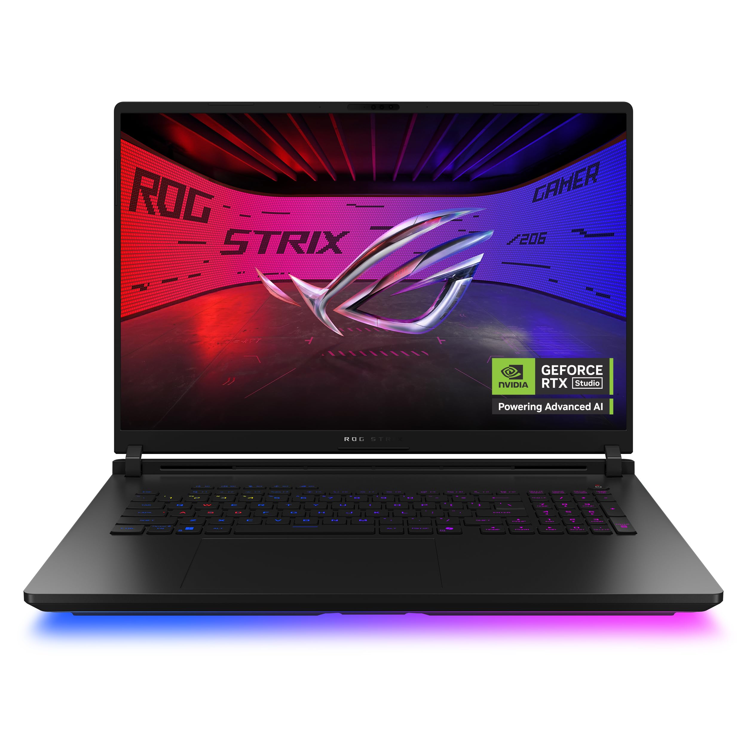 لپ تاپ بازی ROG Strix SCAR 18 G835LX-SA047W CORE ULTRA 9/64GB/2TB PCIE G4 (PERFORMANCE) SSD+2TB PCIE G4 (PERFORMANCE) SSD/NVIDIA RTX5090/24GB GDDR7/WIN11 HOME/18.0/صفحه کلید انگلیسی-عربی/مشکی