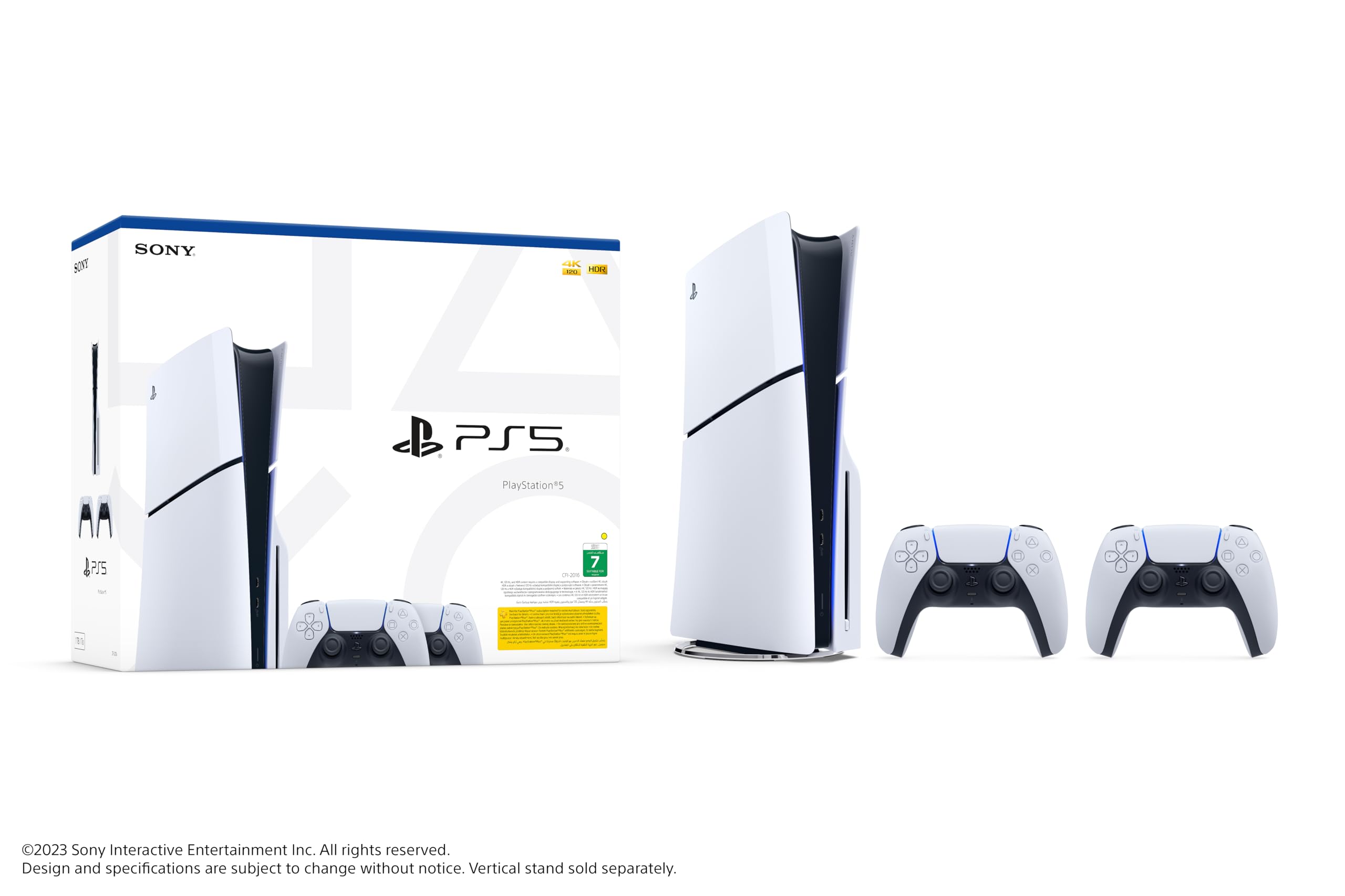 کنسول PlayStation 5 Disc Slim + کنترلر اضافی - نسخه امارات متحده