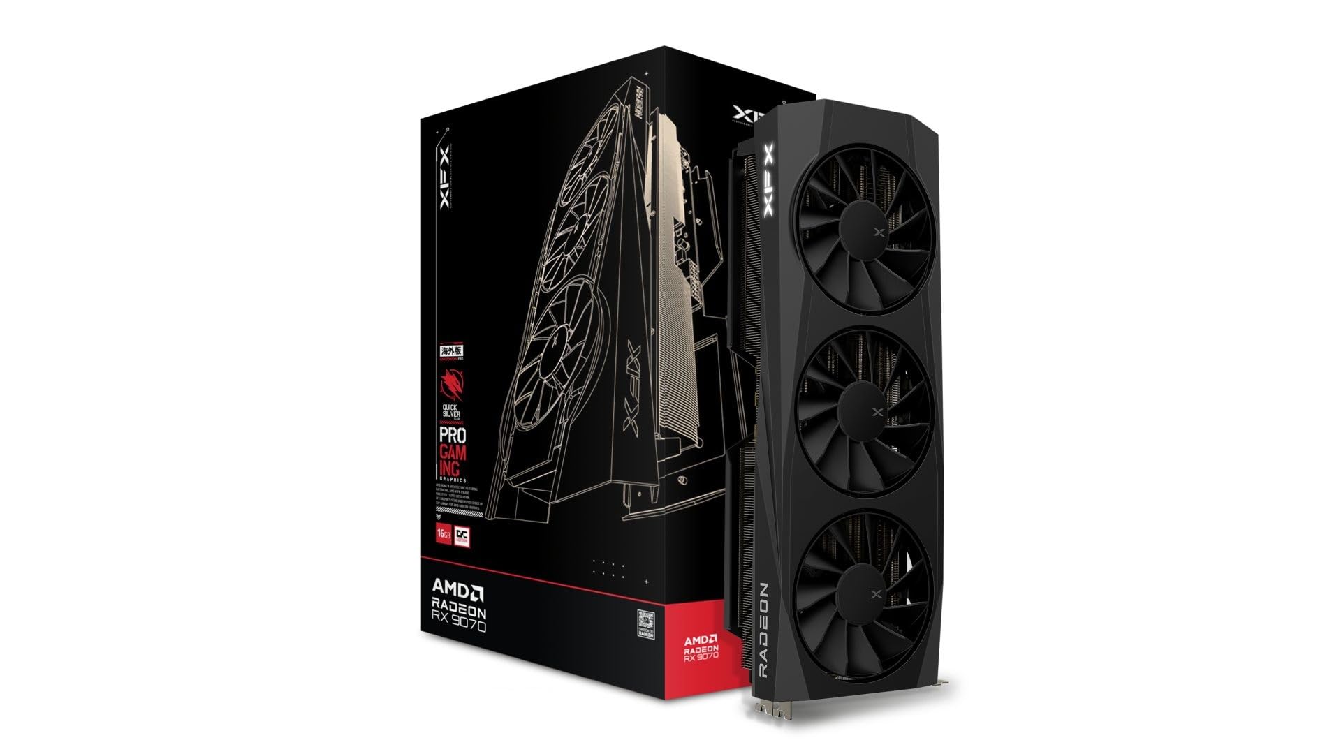 XFX QuickSilver AMD Radeon RX 9070 نسخه بازی اورکلاک شده