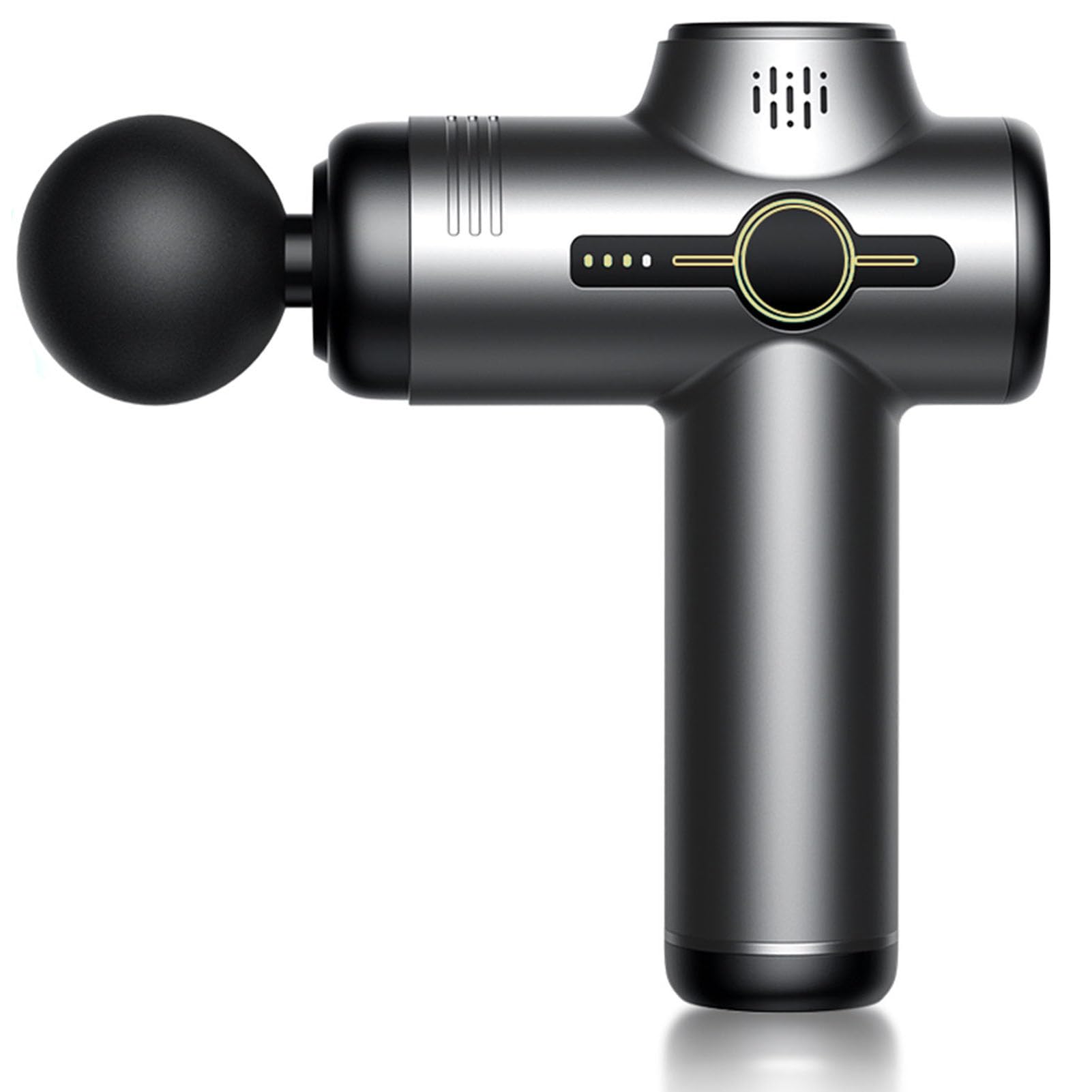 ماساژگان، ماساژ عمیق بازو برای ورزشکاران برای کاهش درد، ماساژگان برقی دستی با 32 سرعت و 8 سرگرمی های ماساژ، موتور بی صدا و ماساژگان قابل حمل، خاکستری